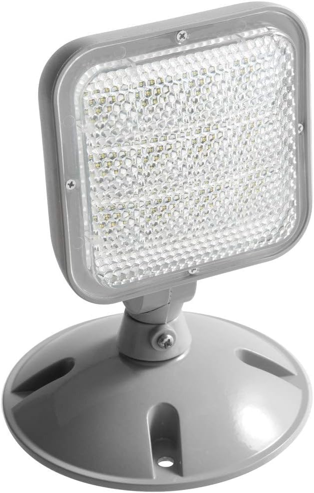 Led Energy Plus Remote Outdoor Emergency Light Head – Single Head Led Lamp, Weatherproof Emergency Exit Lighting 3.6V Or 9.6V Volts, 1.7 Watts (6 Pack)