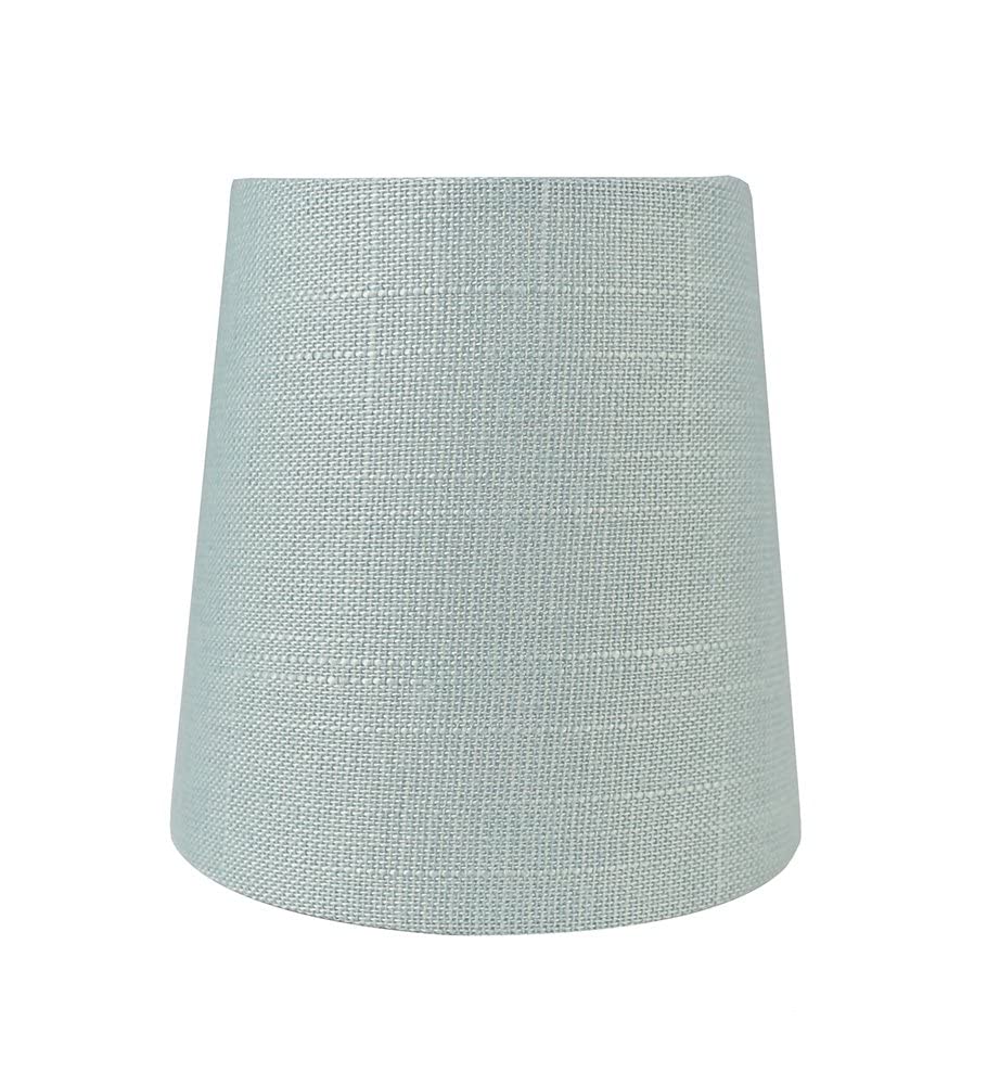 Meriville Set Of 6 Capri Linen Clip On Chandelier Lamp Shades, 3.5-Inch By 4.5-Inch By 4.5-Inch