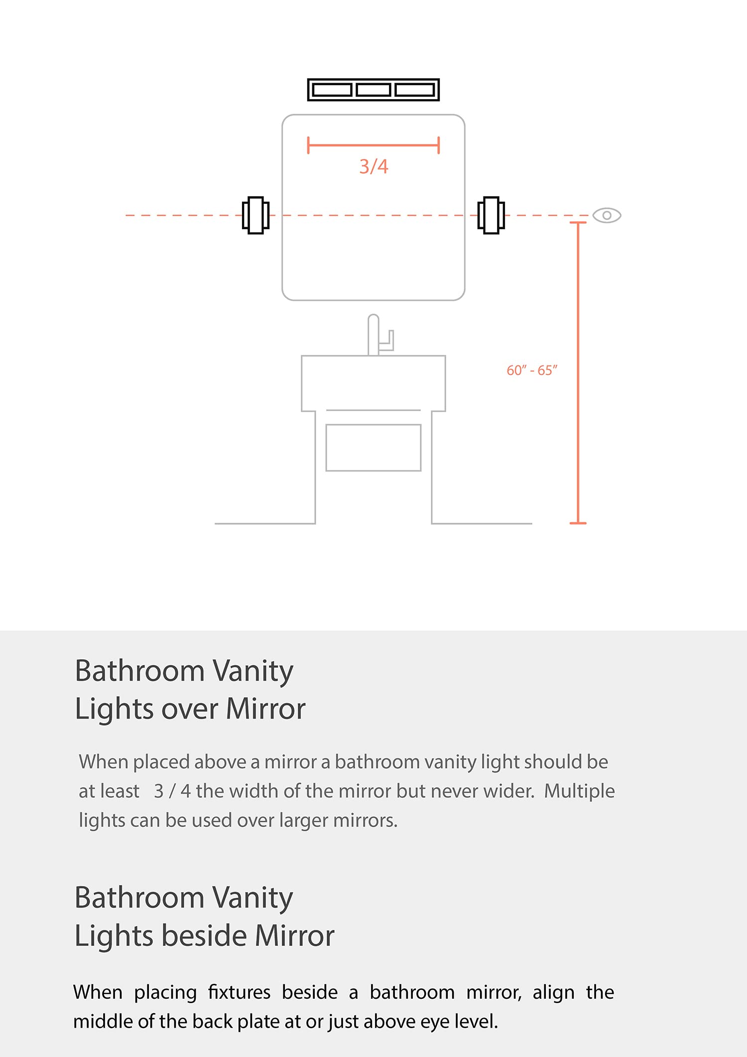 Dainolite VLD-415 Modern Dimmable LED Linear Vanity Light 46.25in  Polished Chrome