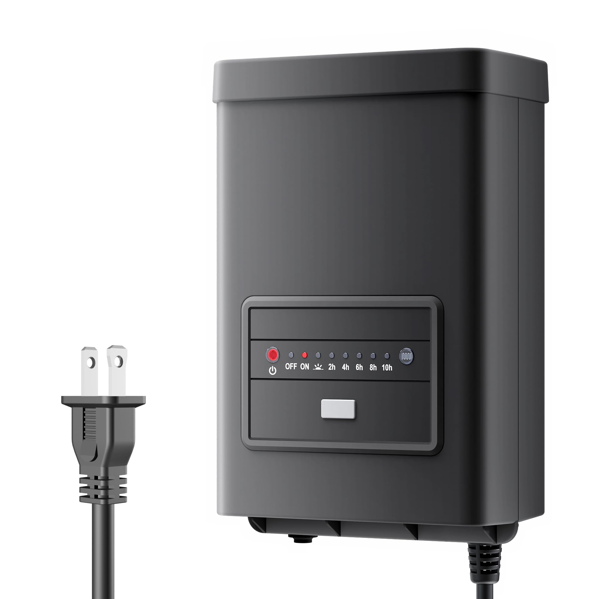 BN-LINK 200W Low Voltage Landscape Transformer with Timer and Dusk-to-Dawn Sensor, 125V AC to 12V/14V AC Converter with Short Ci