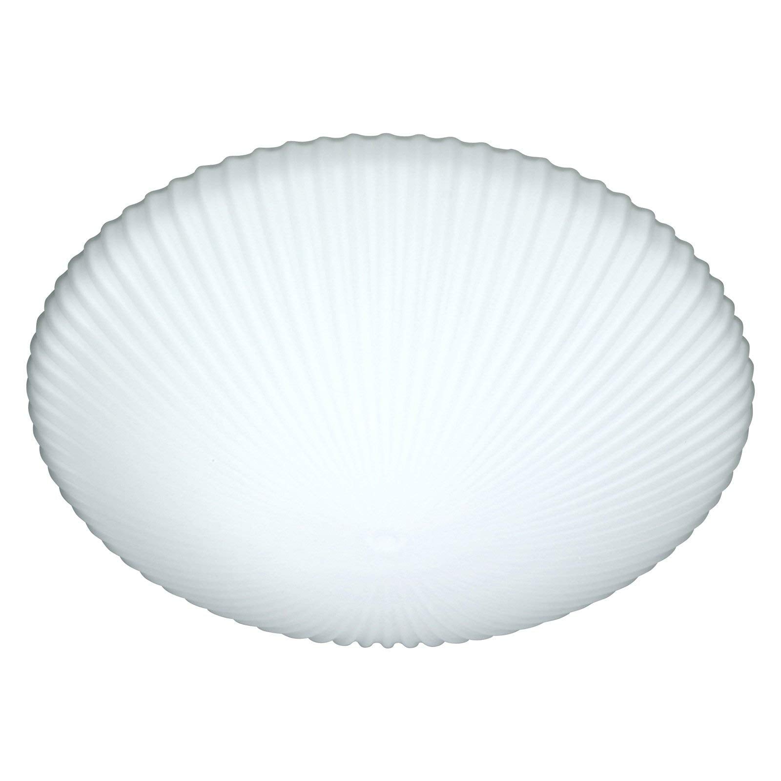 Besa 945007C Contemporary Modern Two Light Ceiling Mount from Katie Collection in Light Finish, 12.00 inches