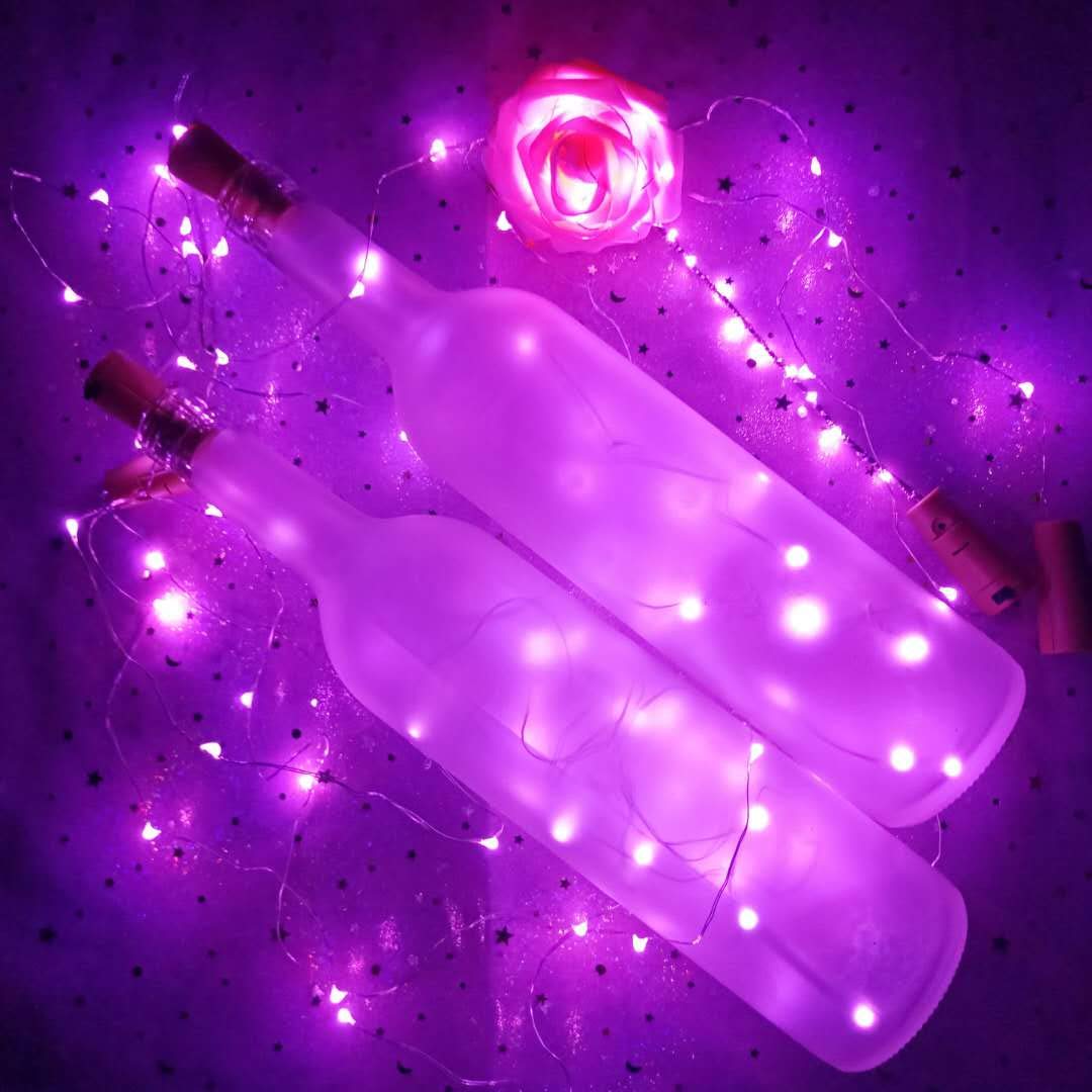 Yongzhenlite 4 Pack Battery Operated LED Fairy Lights, 10 Feet, 30 Count LEDs, Pink, Indoor with Timer Function