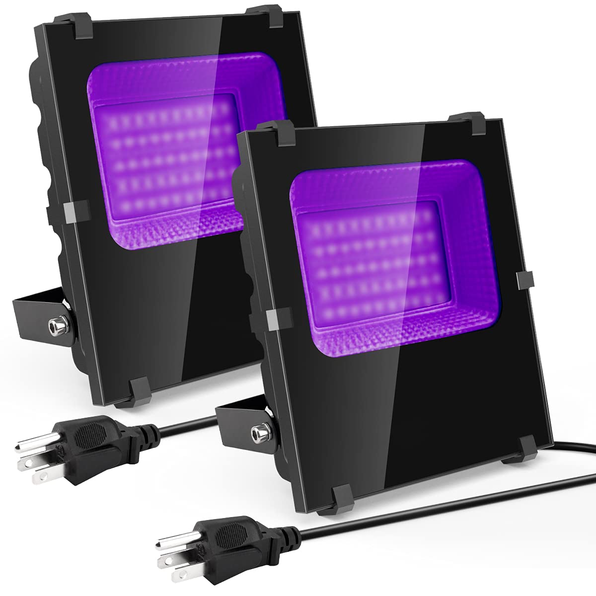 Waygor 600W Halloween Black Light Flood Lights, Outdoor High Power Led Black Lights Waterproof 395Nm Uv Blacklight Floodlight Pl
