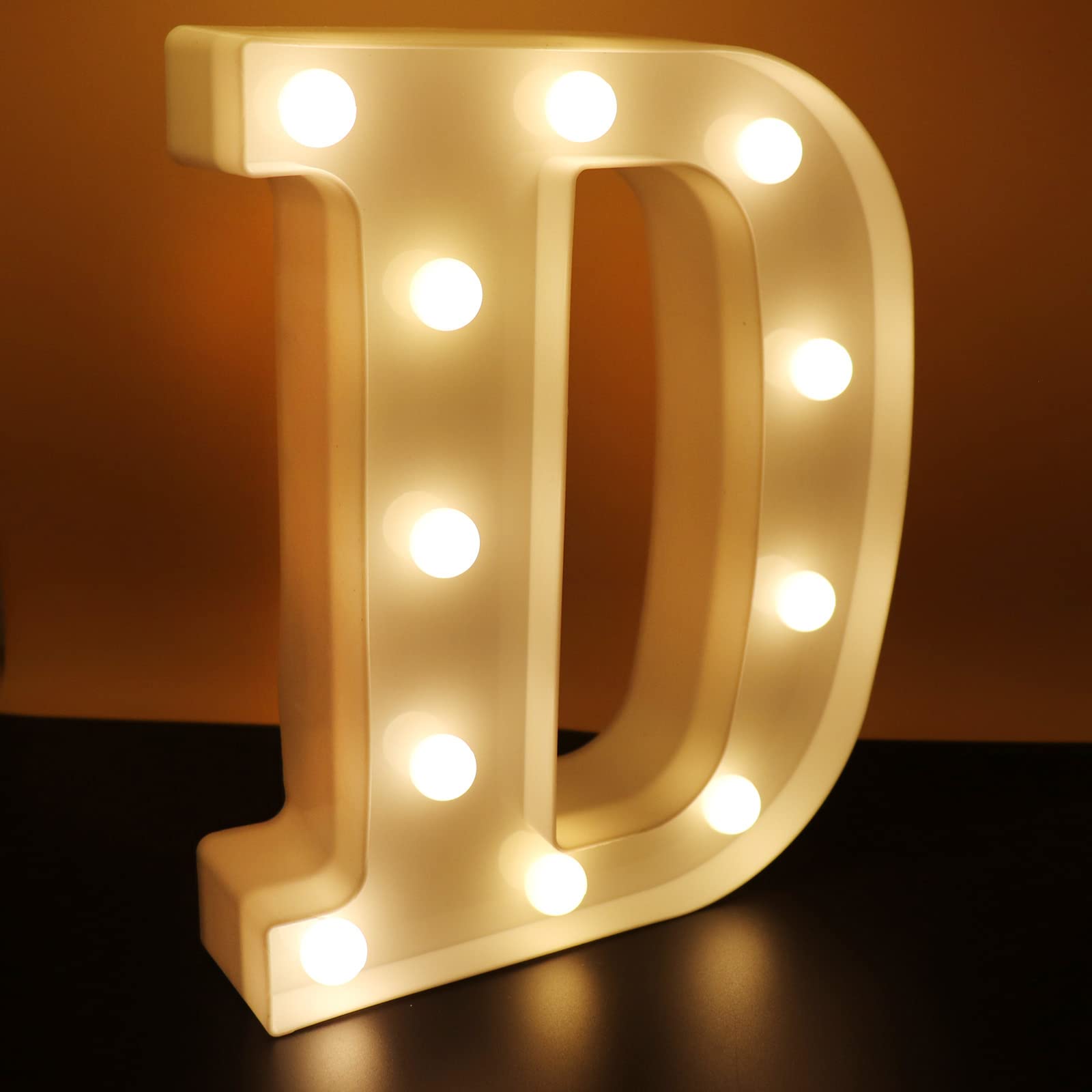 Ausaye Led Letter Lights Alphabet Light Up Sign Night Light For Home Bar Party Wedding Birthday Decoration Battery Powered Chris
