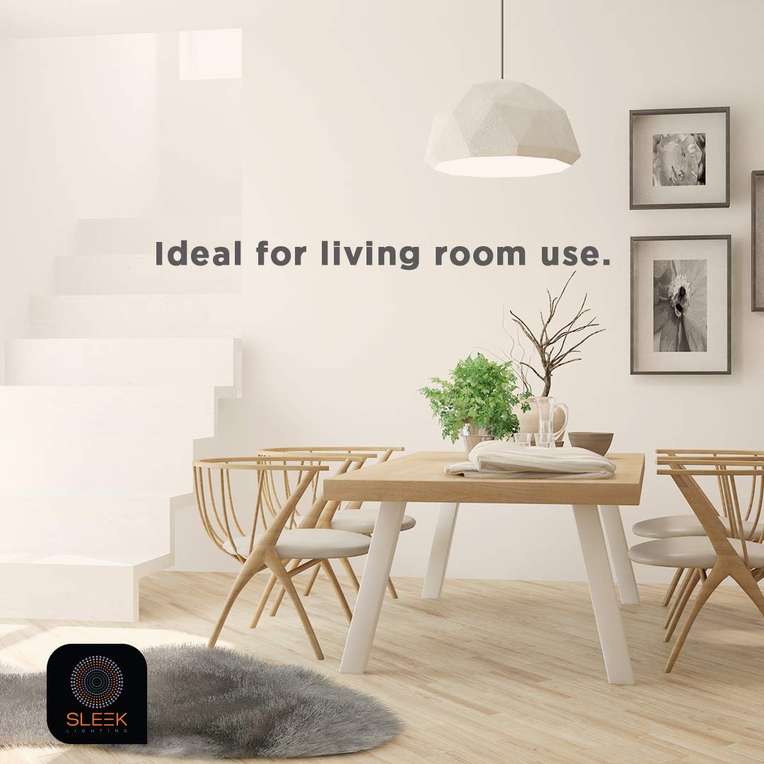 Sleeklighting - 13Watt Gu24 Base 2 Prong Light Bulbs- Ul Approved-13W 120V 60Hz Light Bulb- Mini Twist Lock Spiral -Self Ballasted Cfl Two Pin Florescent Light Bulb- 3500K Neutral White -4Pack-