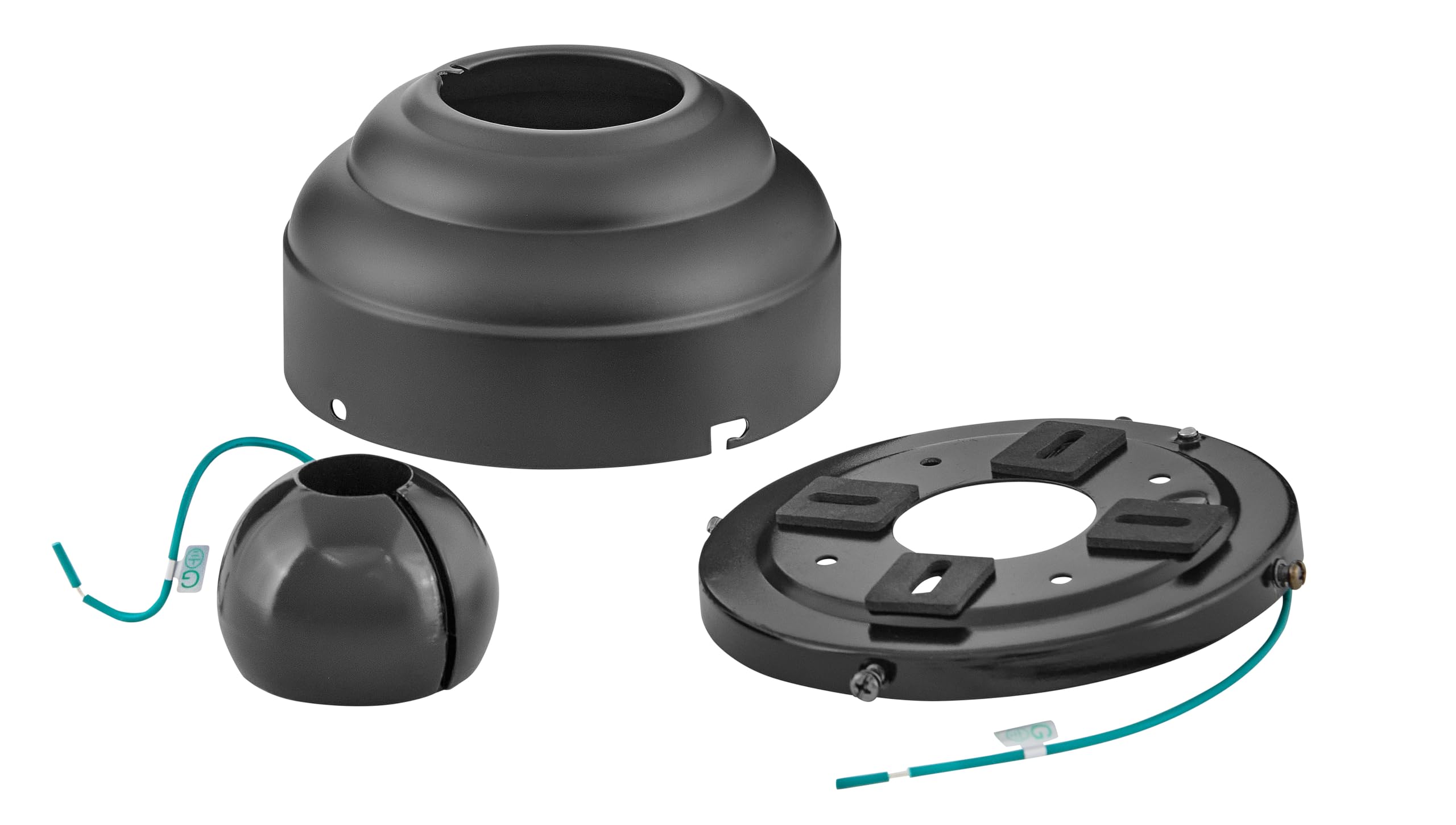 Hinkley Sloped Ceiling Canopy Kit - Downrod Not Included - Matte Black Finish