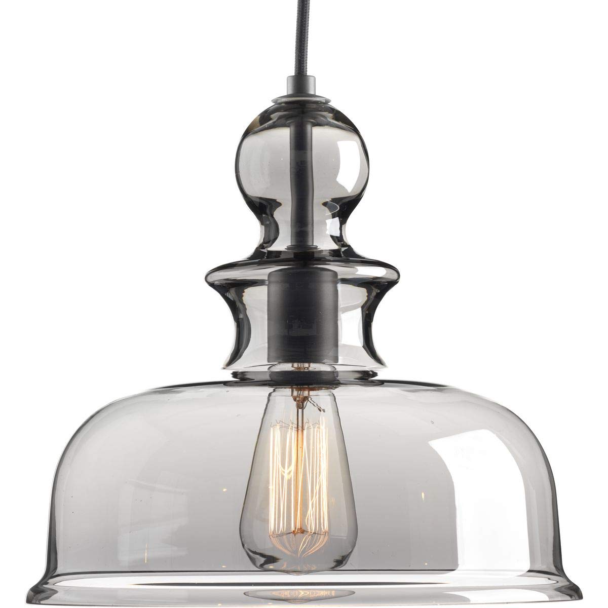 Progress Lighting Staunton Pendant Light, Alloy Steel, Black, Model P5332-143