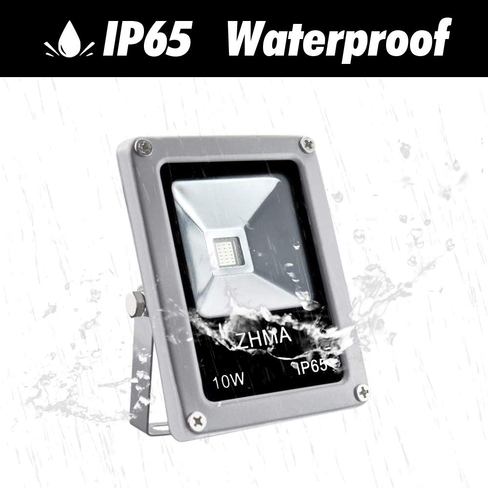 ZHMA LED Black Light 10W 12V, IP65 Waterproof, 2 Pack, for Glow in The Dark, Body discomfort-reducingt, Neon Glow