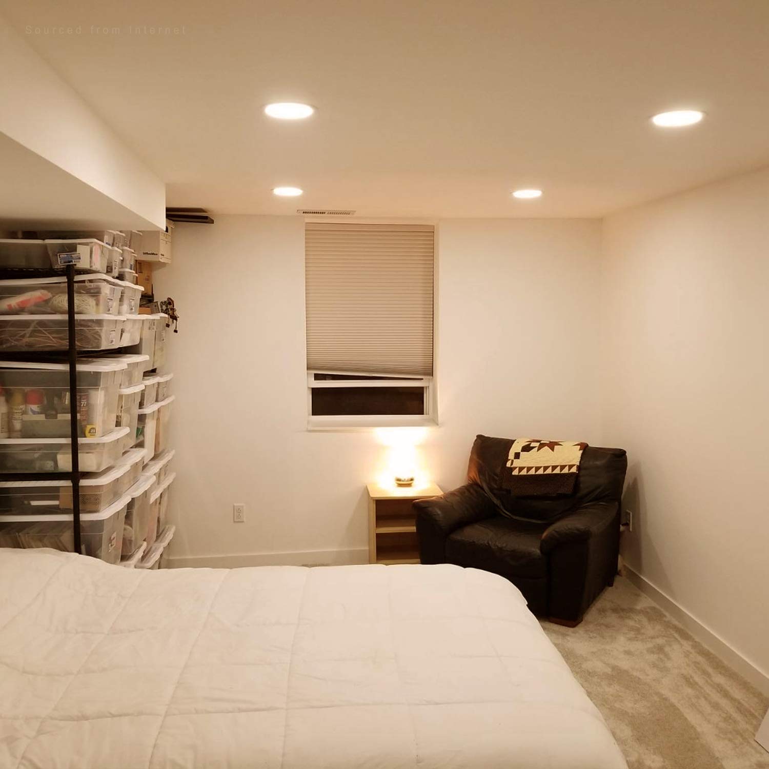 TORCHSTAR 6 Inch Ultra-Thin LED Recessed Lighting, 13.5W Dimmable, ETL & Energy Star, Soft White 2700K, Model 45683