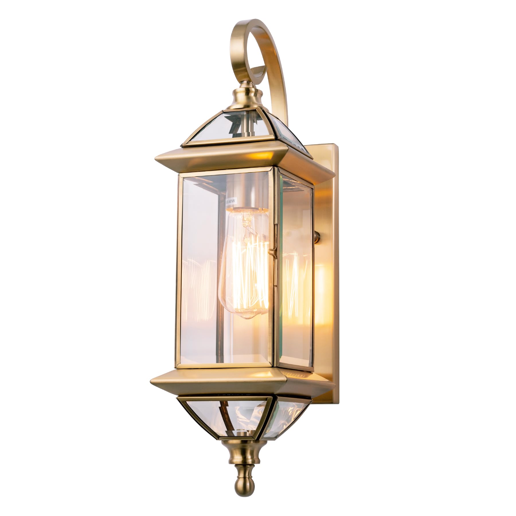 Gazelighting Copper Outdoor Lights Wall Mount 18.5&quot; H Porch Light Oil Rubbed Brass Exterior Light Fixture With Clear Glass,Outside Lighting For Patio, Garage, Frontdoor 1 Pack,Bulb Not Included