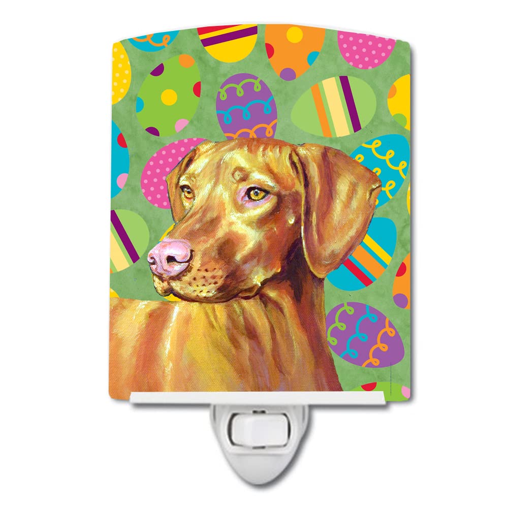 Carolines Treasures Ceramic Night Light, LH9415CNL, 6x4x3in, Vizsla, UL-Certified, Ideal for Bedroom, Bathroom, Nursery, Hallway,