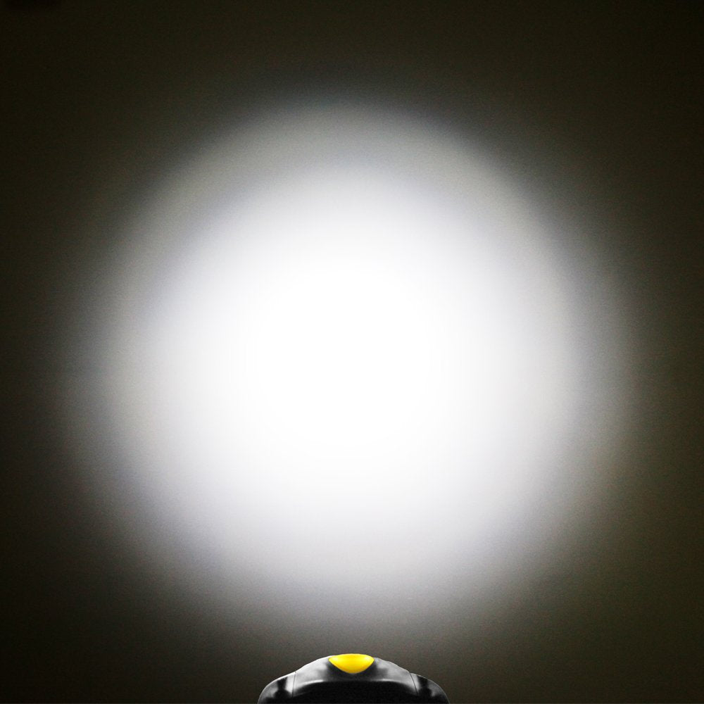 Yalumi LED Headlamp, Spark, with Advanced Aspherical LED Lens, Brightest LED with140 Lumens Output, Energy Saving Design, 3 Pack