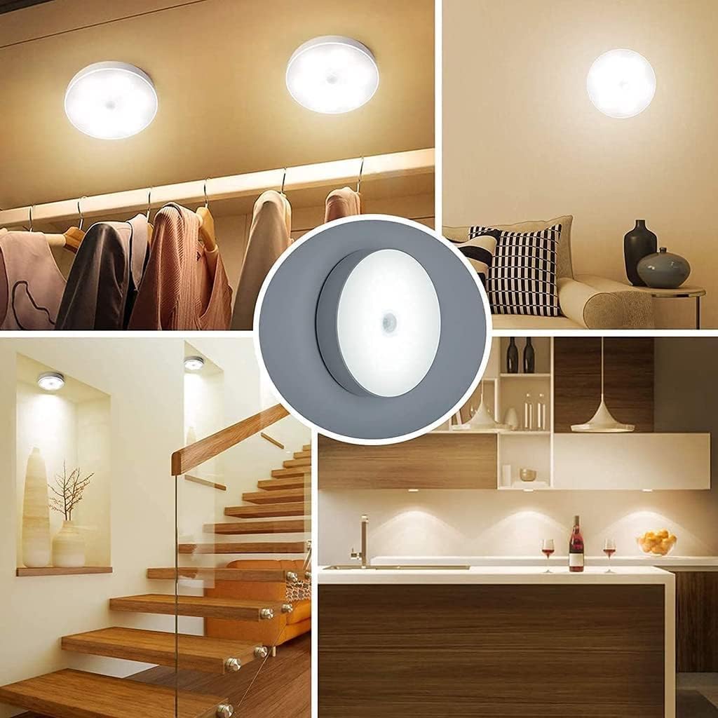 Larrito Motion Sensor Light for Home with USB Charging Wireless Self Adhesive LED Magnetic Motion Activated Light Motion Sensor
