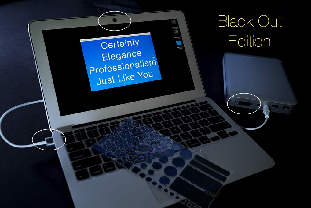 LIGHT DIMS Light Blocking LED Covers - Black, 1 Count, Model LD010, Plastic, Blocks 100% of Light