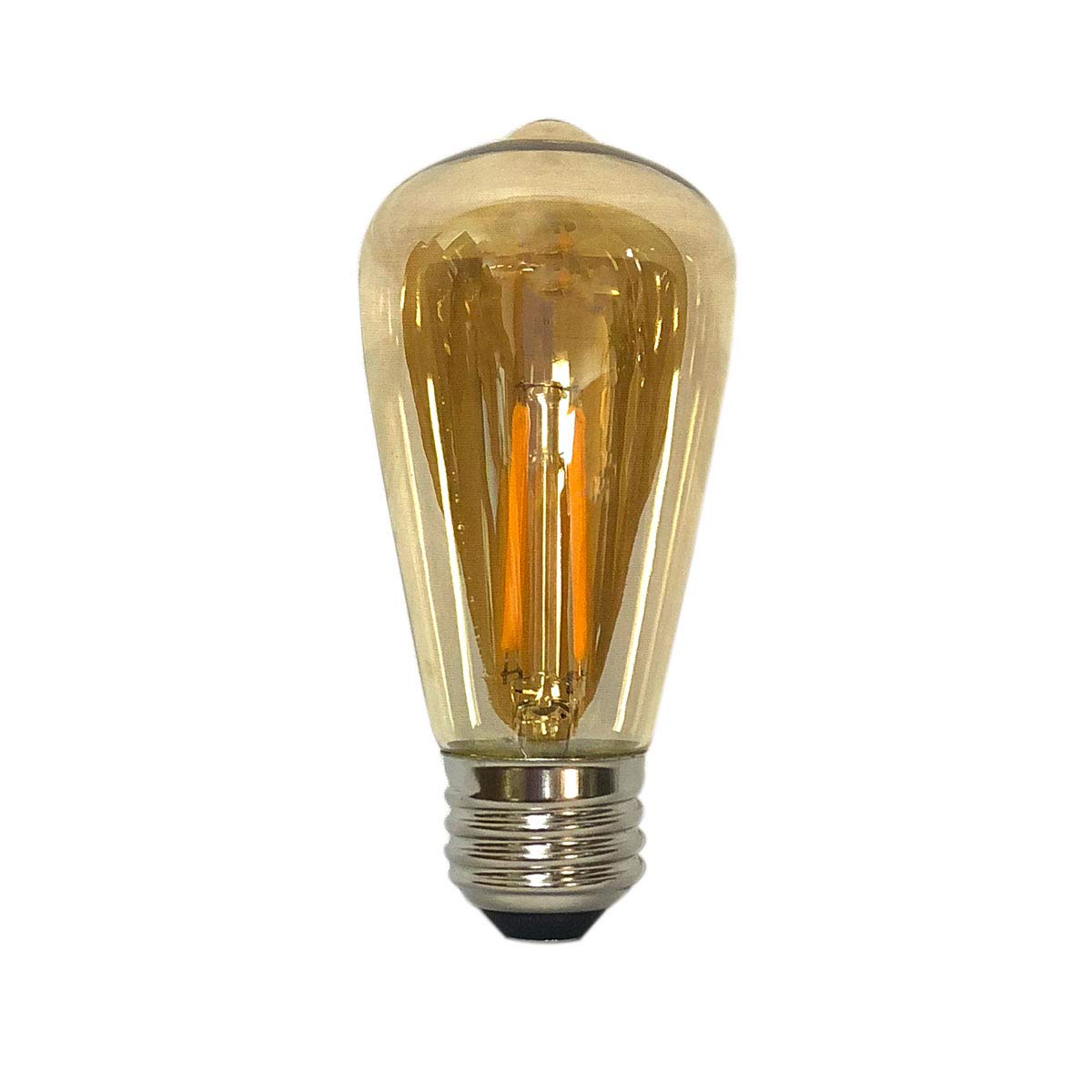 Royal Designs, Inc Lb-1507-6 Lb-1507-6 Vintage Dimmable Edison Light Bulb, St18/E26, Golden Smoke, 6 Count