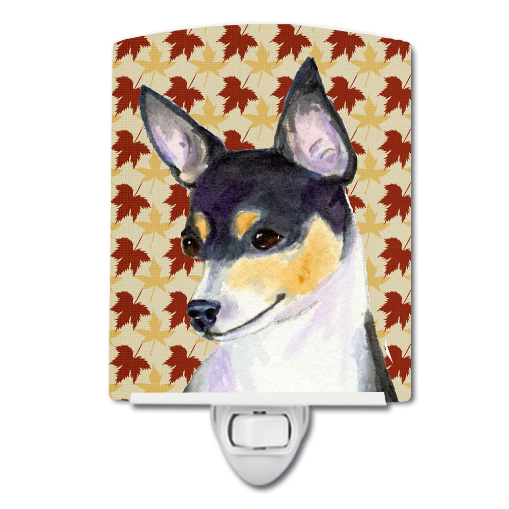 Carolines Treasures Ceramic Night Light, Chihuahua Portrait, UL-Certified, 6x4x3in, Multicolor, Model SS4338CNL