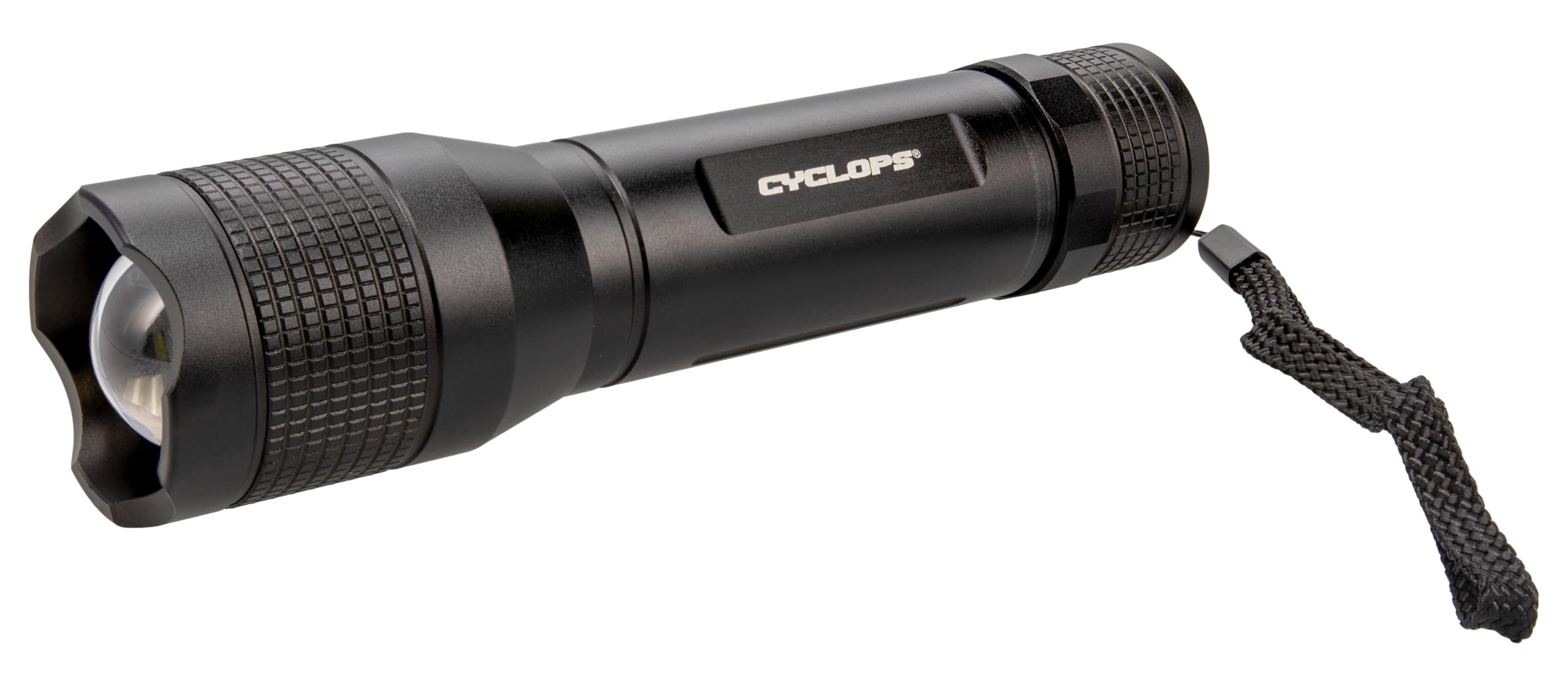 Cyclops 2000 Lumen Flashlight with COB Utility Light | IPX4 Weather Resistant Rechargeable Aluminum Housing Bright 15 Watt LED Flashlight with Magnetic Base | USB Cable Included