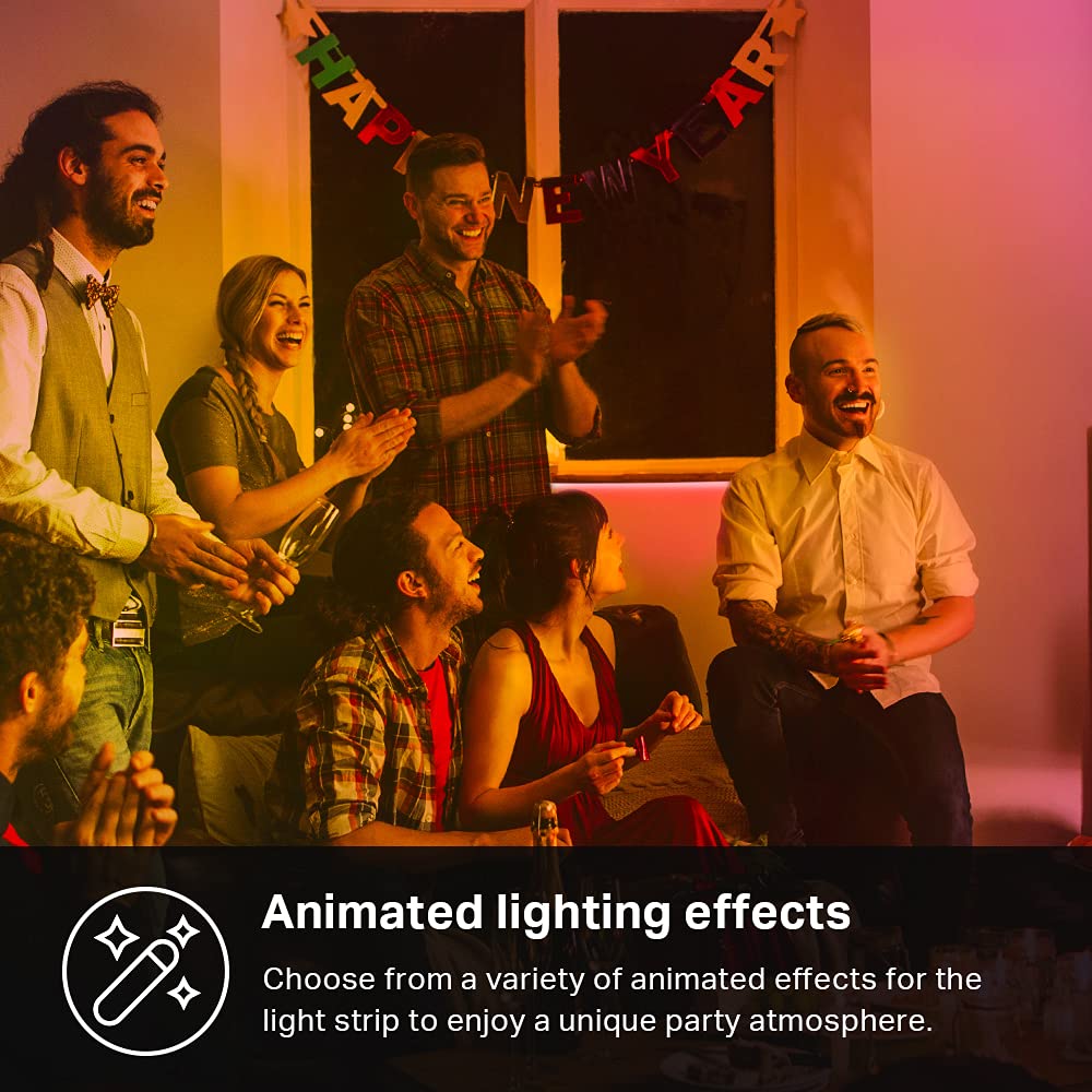 Kasa Smart Led Light Strip, 16.4Ft Wifi Led Strip Works With Alexa, Google Home, Smartthings, High Brightness With 16 Million Colors, Rgb, Grouping, Adjustable Length, Up To 25,000 Hours (Kl400L5)