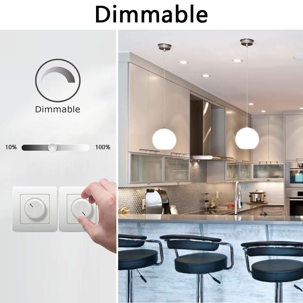 G9 Led Bulb Dimmable 4W, 40 Watt T4 G9 Halogen Equivalent, 3000K Soft Warm Light, 110-130V No-Flicker, Ceramic Bi Pin Base,450 L
