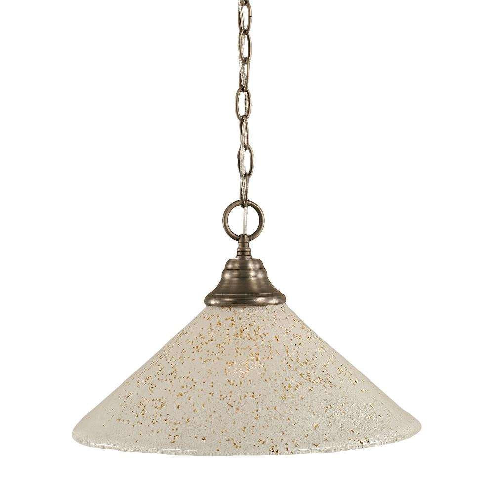 Toltec Lighting 1 Light Pendant In Brushed Nickel (10-Bn-714)