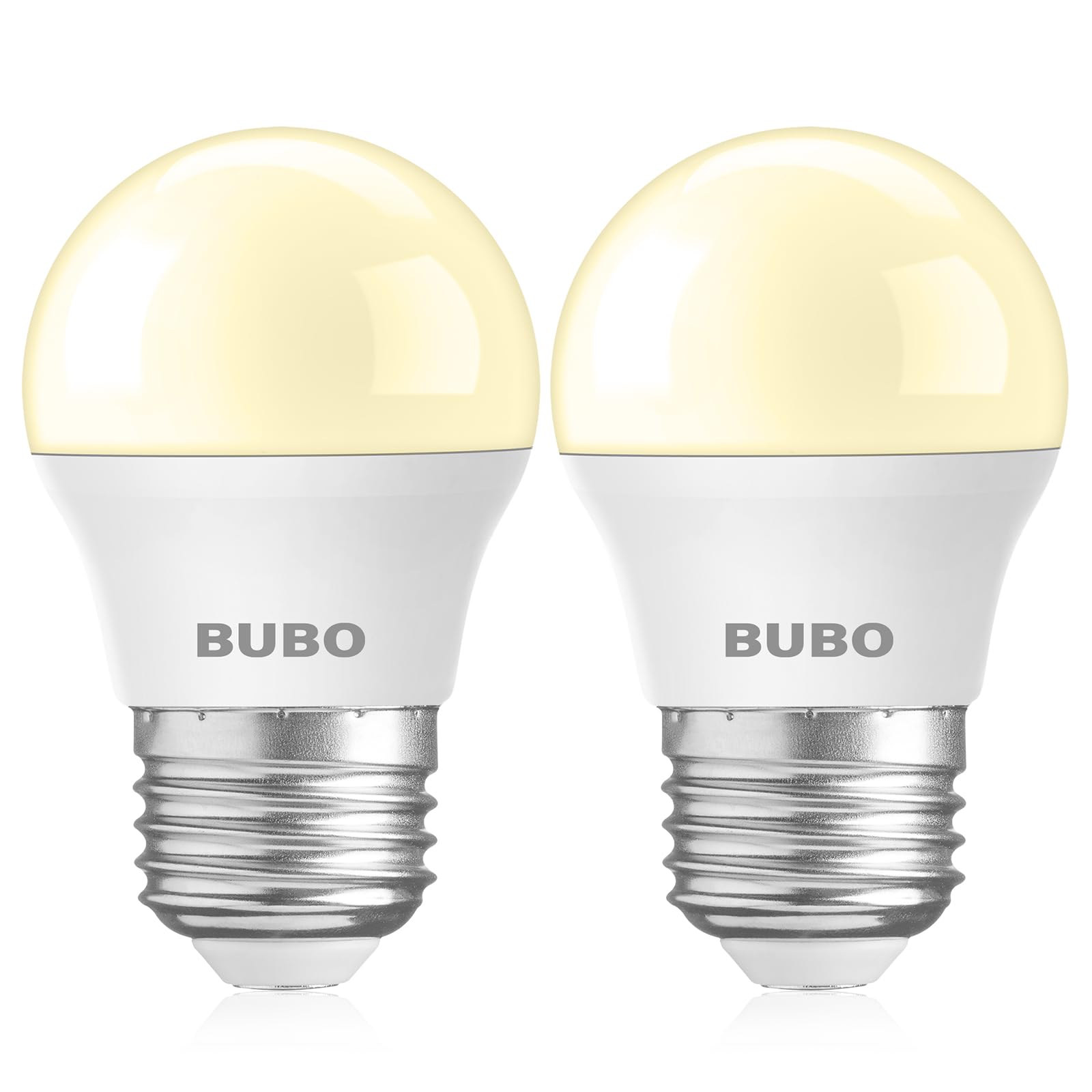 Bubo Led Refrigerator Light Bulb 40 Watt 120V, Appliance Bulb Soft White 2700K, Fridge Light Bulb Waterproof, A15 Light Bulb, E2