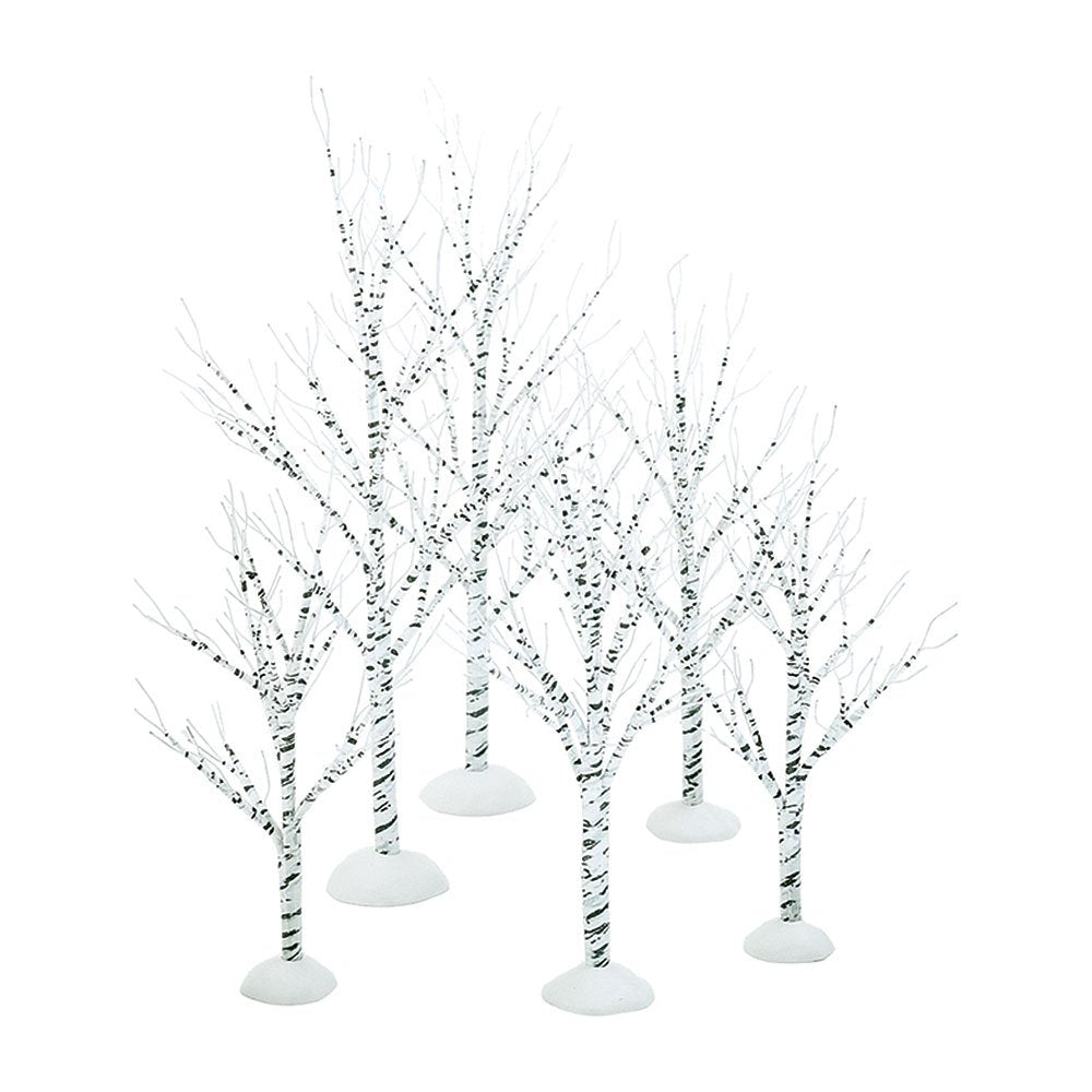 Department 56 Village Winter Birch Wrapped Wire (Set of 6)
