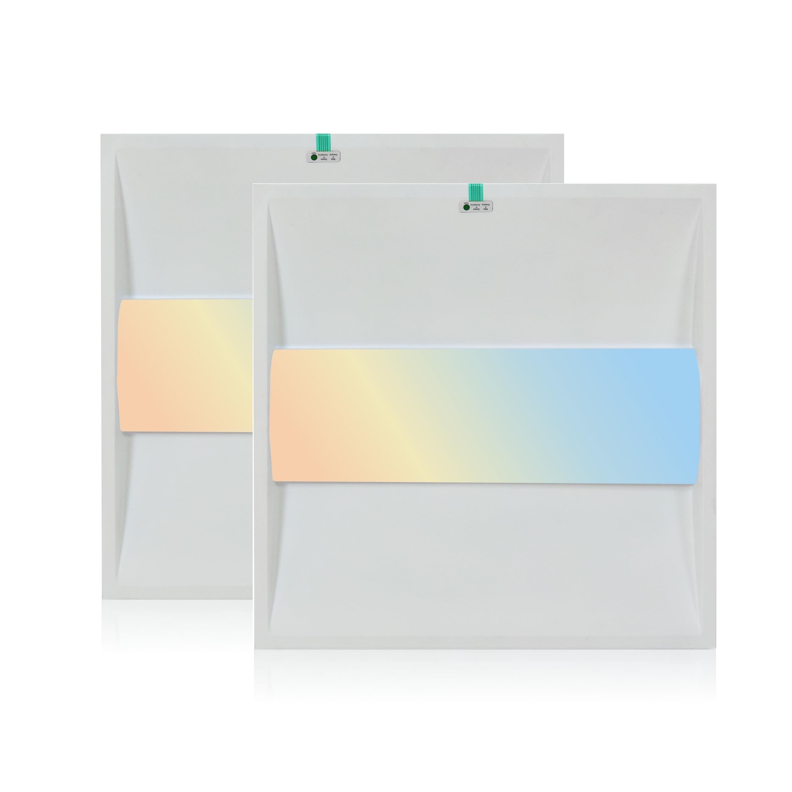 Led Energy Plus 2X2 Ft Dimmable Led Troffer Light 40W, 5200 Lumens, Emergency Backup,