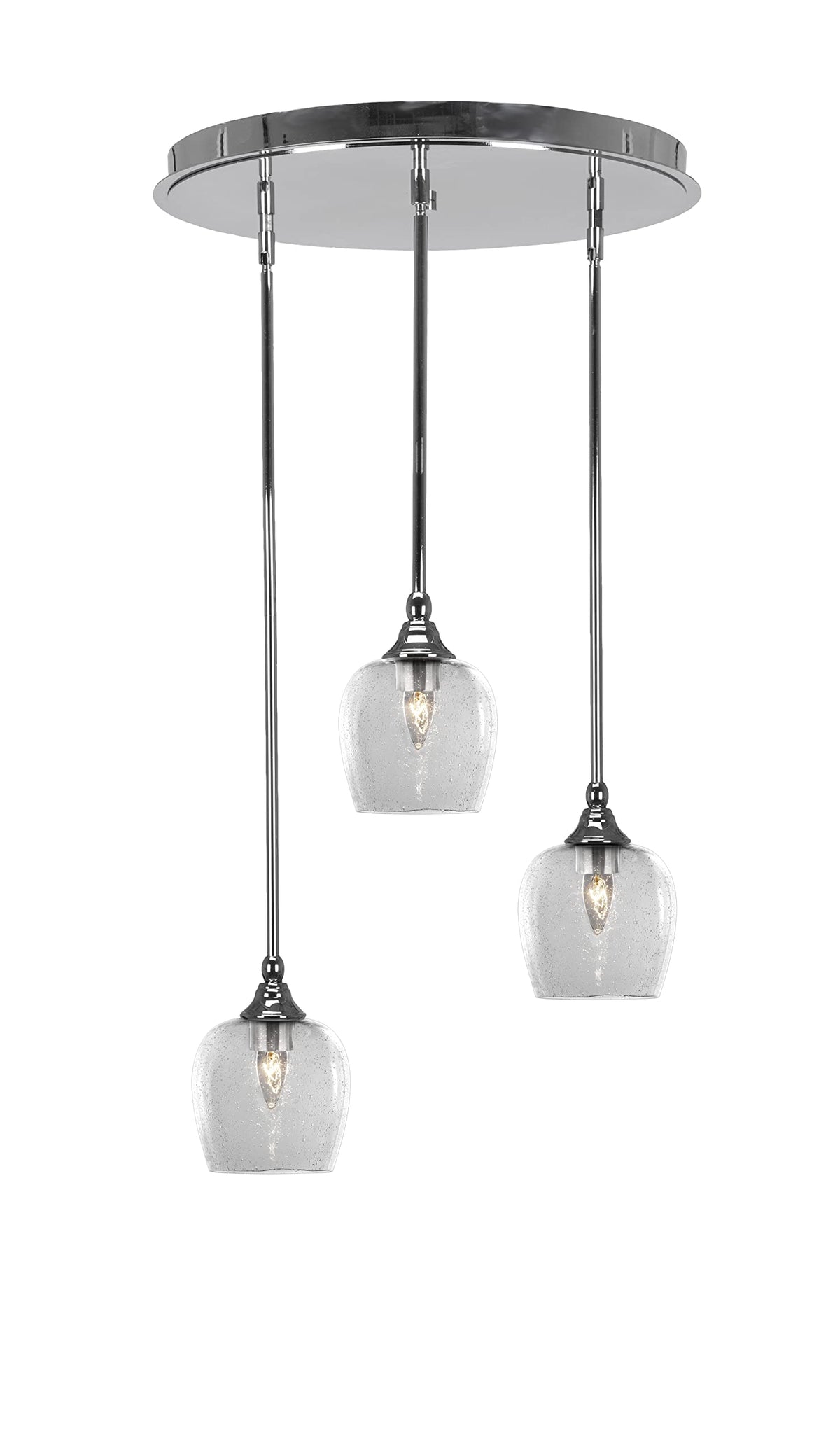 Empire 3 Light Cluster Pendalier in Chrome Finish (2183-CH-4810)