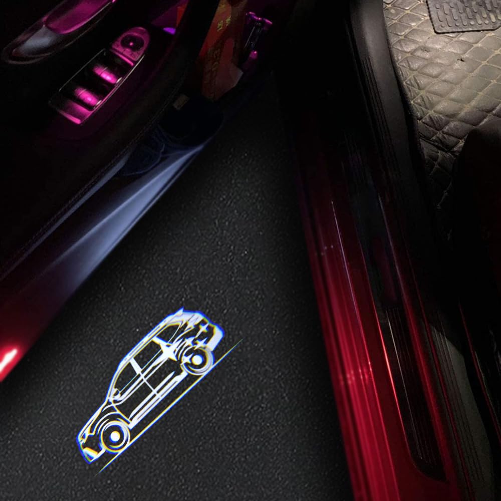 Led Car Door Logo Lights Courtesy Projector Laser Welcome Light Puddle Lamp 2 Pcs Compatible With Forester Outback Legacy Car Ac