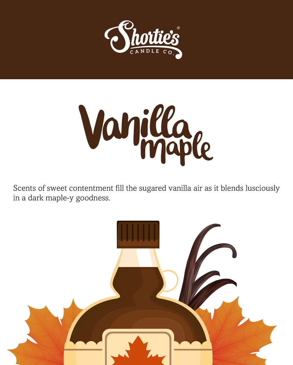 Shorties Candle Company Vanilla Maple Tealight Candles, 24 Pack, Highly Scented, Paraffin Wax, Beige, Model 46222