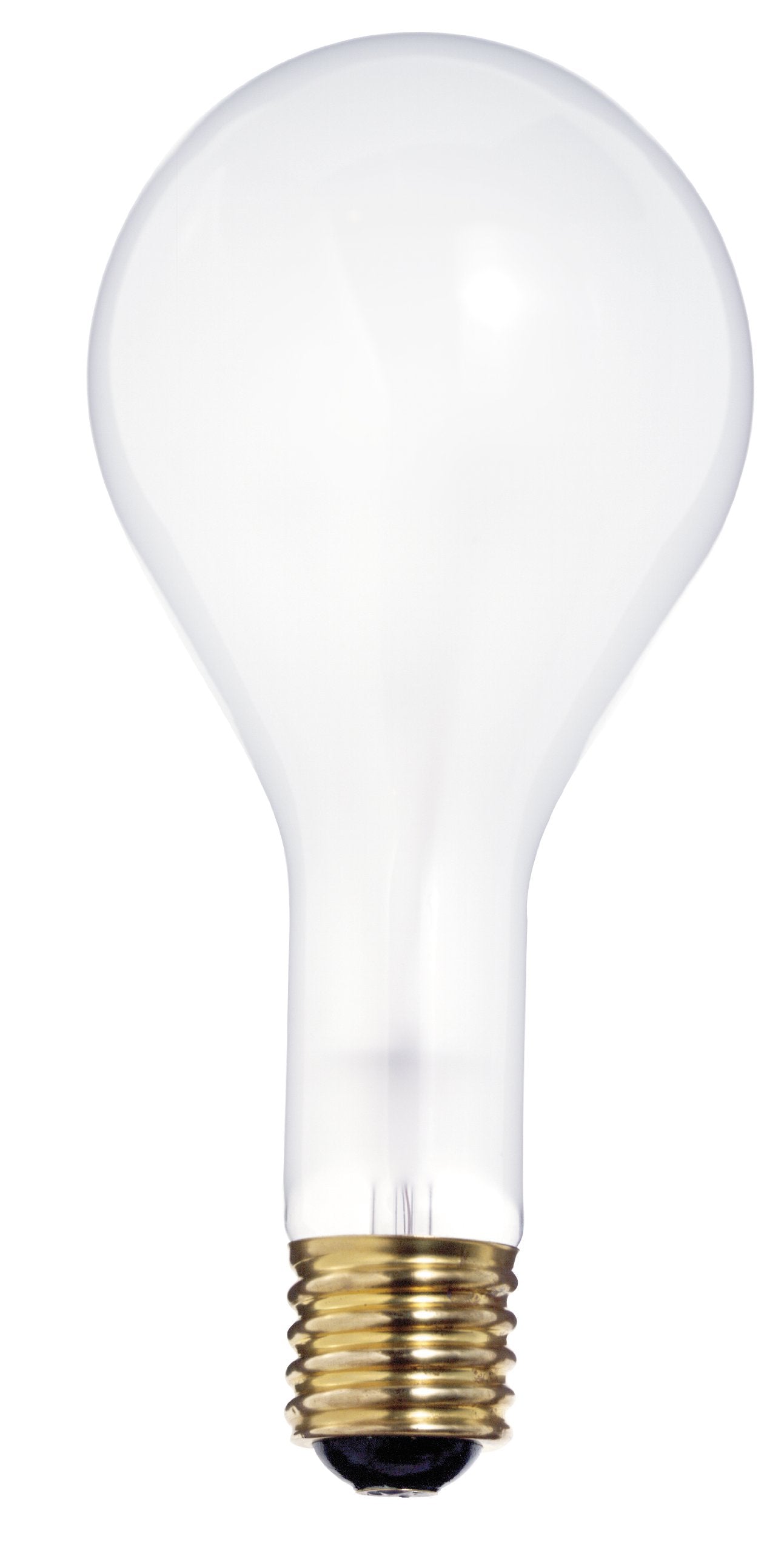 Satco PS35 Mogul Base Light Bulb, 300-Watt, 130-Volt, Frosted Glass, Model S4962