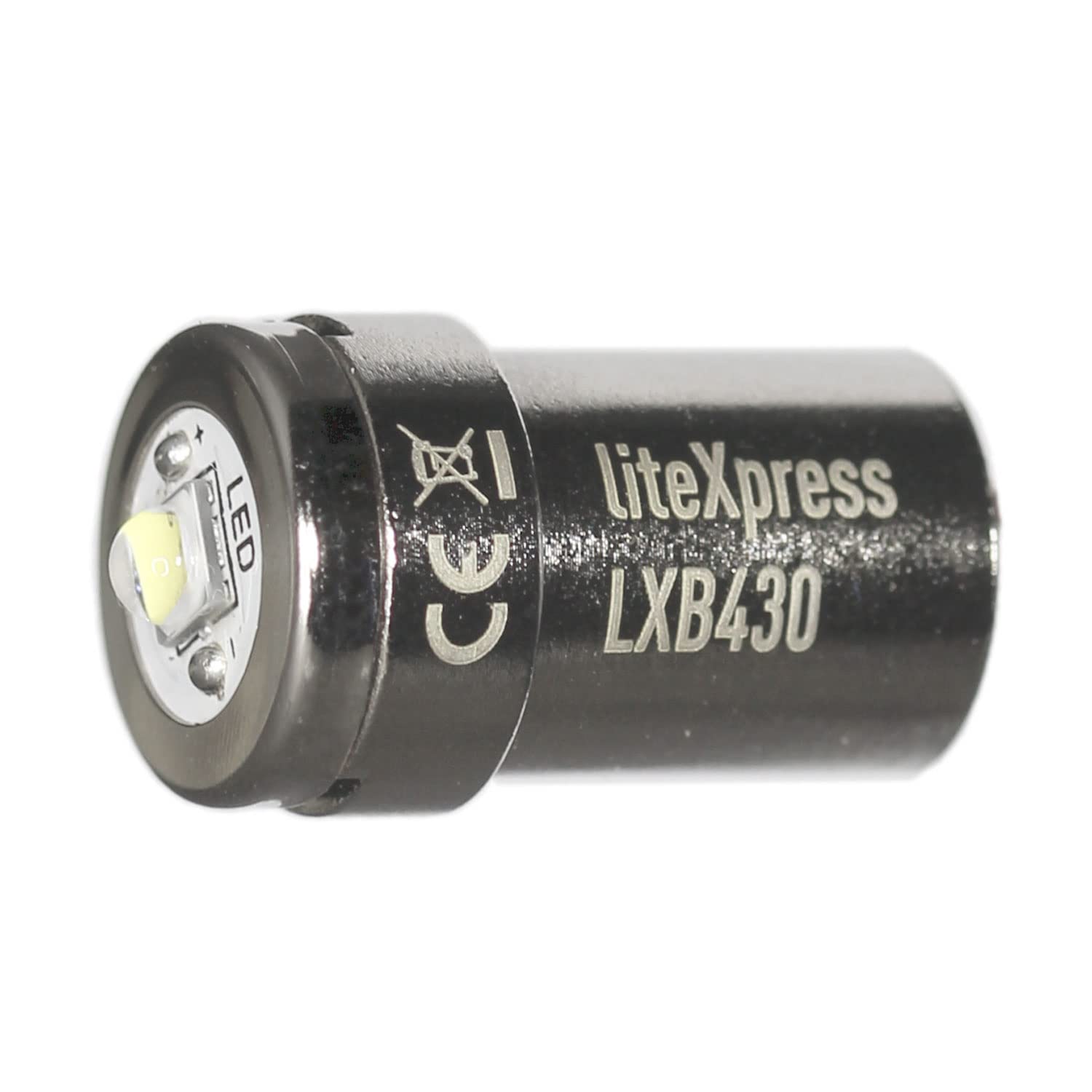 Litexpress Lxb430 Led Upgrade Module For Maglite - 430/40 Lumen, Silver, Aluminum/Steel