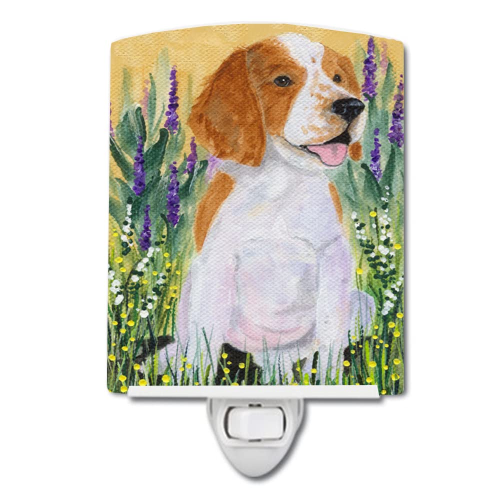 Carolines Treasures Ceramic Night Light, Welsh Springer Spaniel, UL-Certified, 6x4x3in, Multicolor, Model SS8219CNL