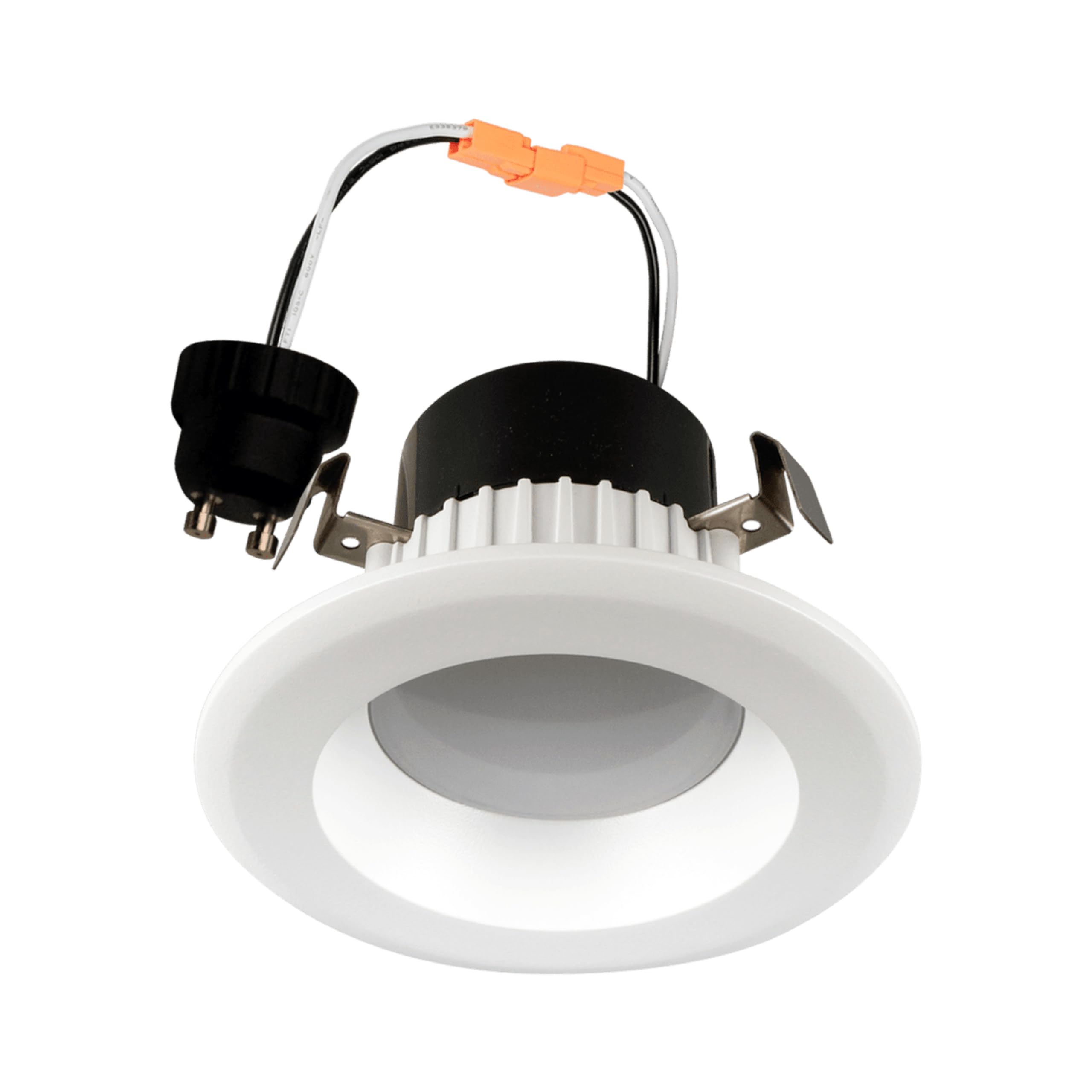 Goodlite 3 LED Round Retrofit Downlight, Fits 3, 3.5 or 3.7 Cans, GU10 Adapter, 9W, 700 Lumens, 65W Eqv, CRI 90, Dimmable, 2700K
