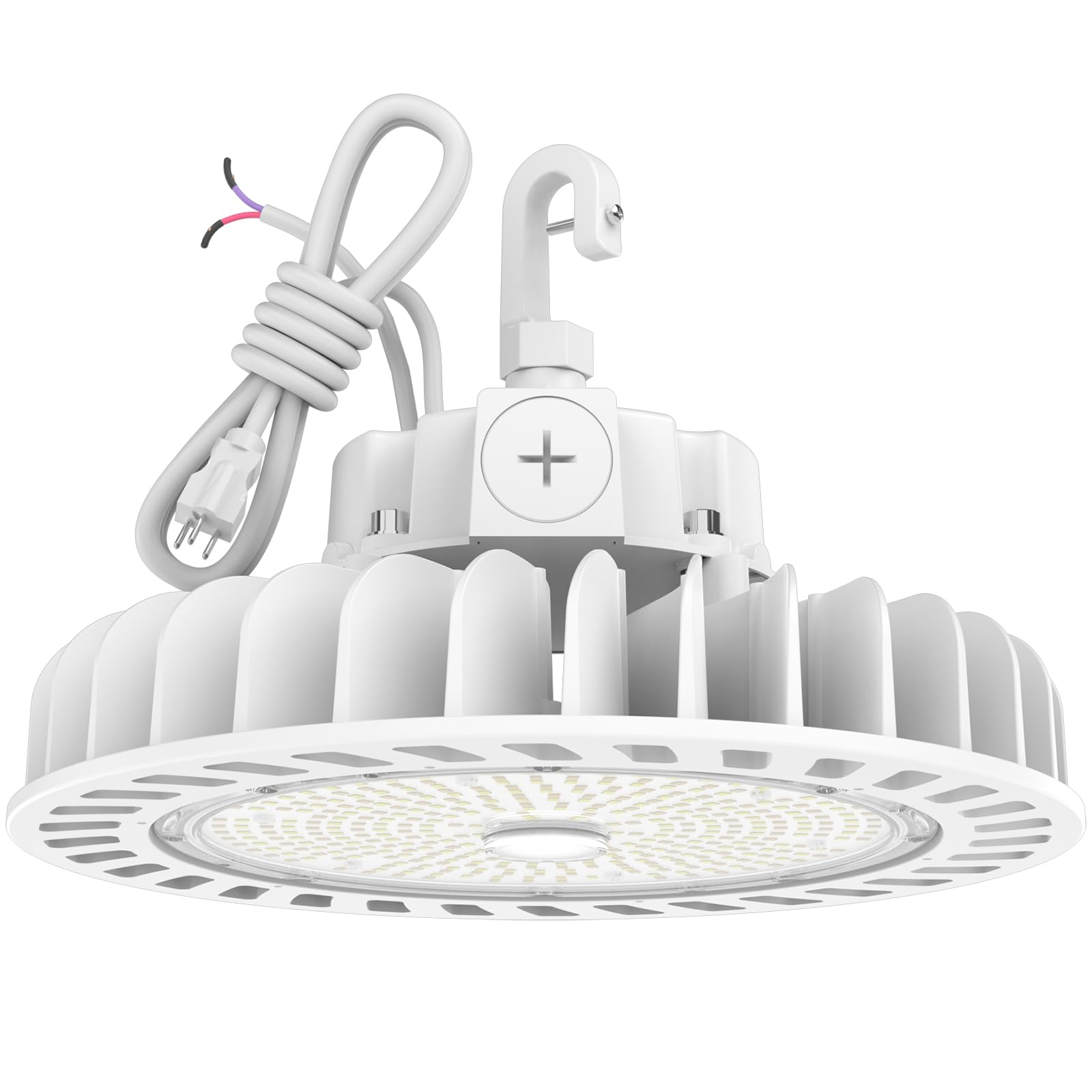 Hyperlite 200W High Bay Led Light 28,000Lm Cool White 4000K Dimmable Ufo Model 738595132881 Ul Listed With 5 Cable &