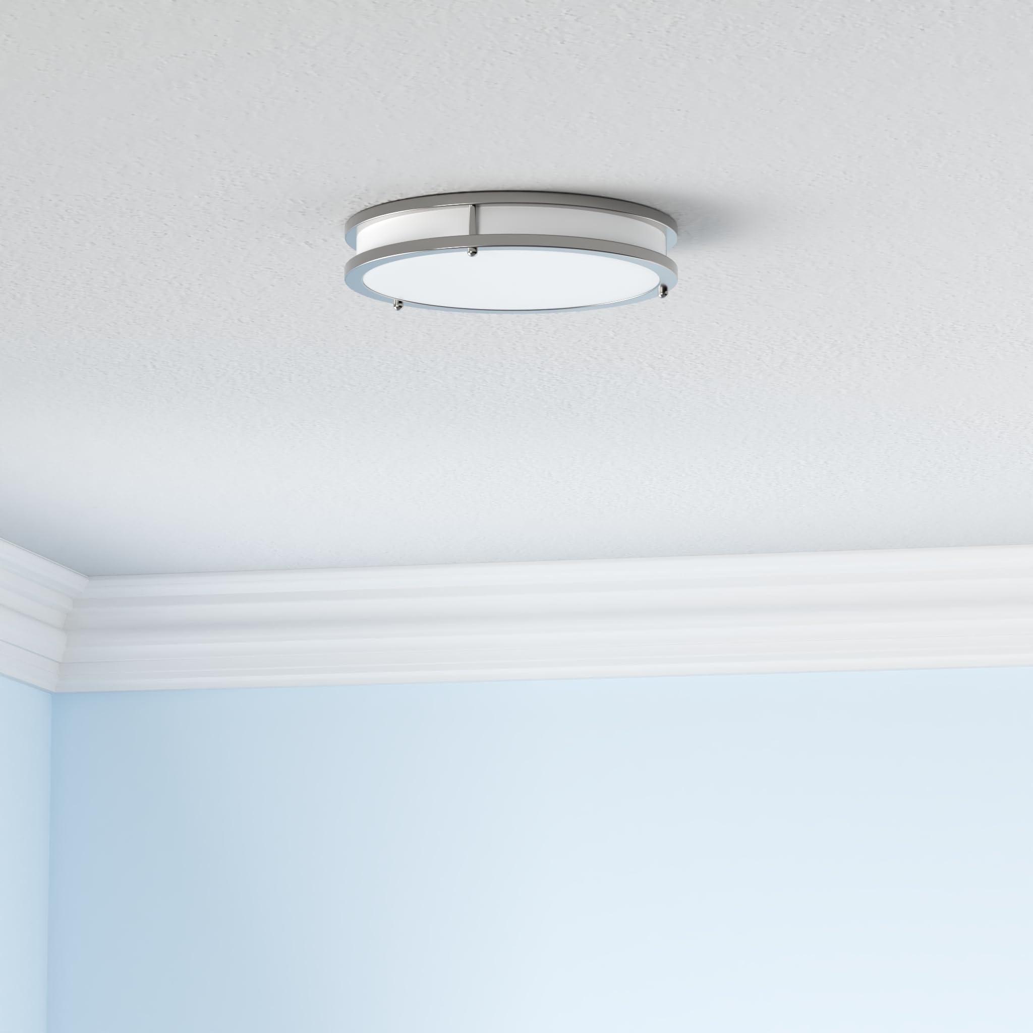 12 Inch 36W Led Ceiling Lights, 2700K/3000K/4000K/5000K/6500K Adjusted Flush Mount Ceiling Light, 3200Lm Super Bright Dimmable B