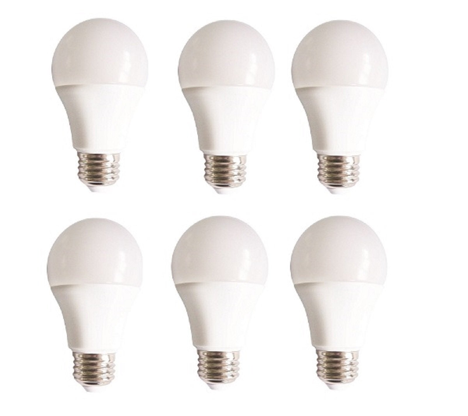 Elitco Lighting A19 Led Bulbs 10W 3000K 6 Pack, 60W Equivalent, Non-Dimm
