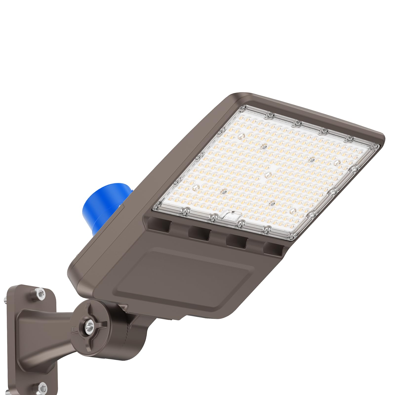 G GJIA 400W LED Parking Lot Lights Adjustable Arm Mount with Photocell 120-277V Waterproof IP66 56000LM 5000K Outdoor Commercial