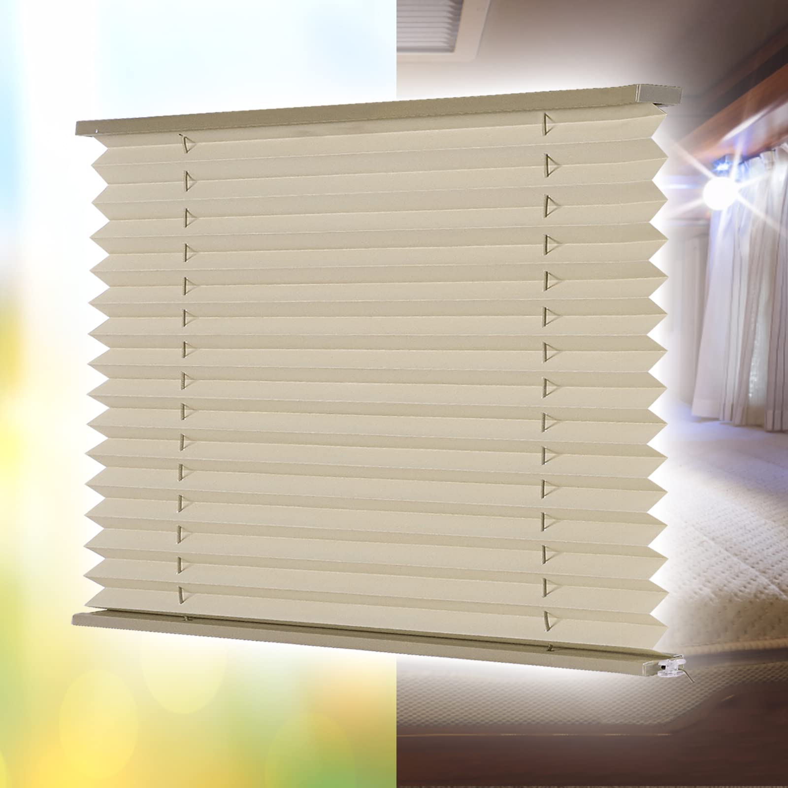 Eazy2Hd Rv Blinds For Camper Windows (32&quot; W X 24&quot; L) Day & Night Rv Adjustable Shutters Privacy Protection Uv Protection For Rv Camper Travel Trailers Motorhome