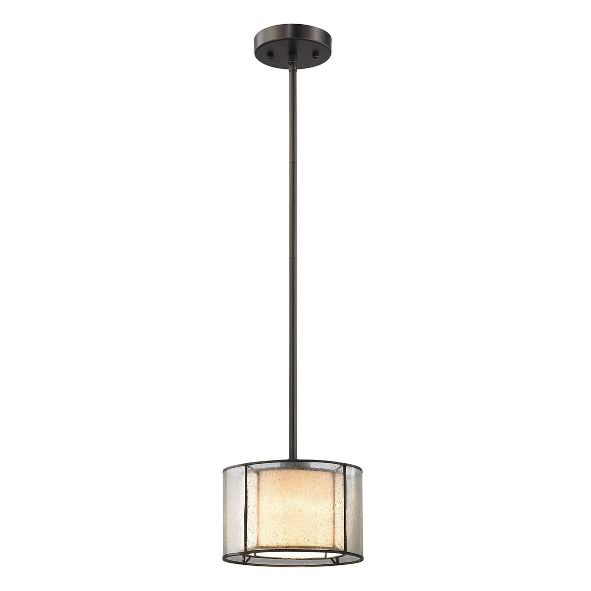 Elk Home 70224/1 Mirage Mini Pendant Light, 8'' Wide, Tiffany Bronze Finish, Metal