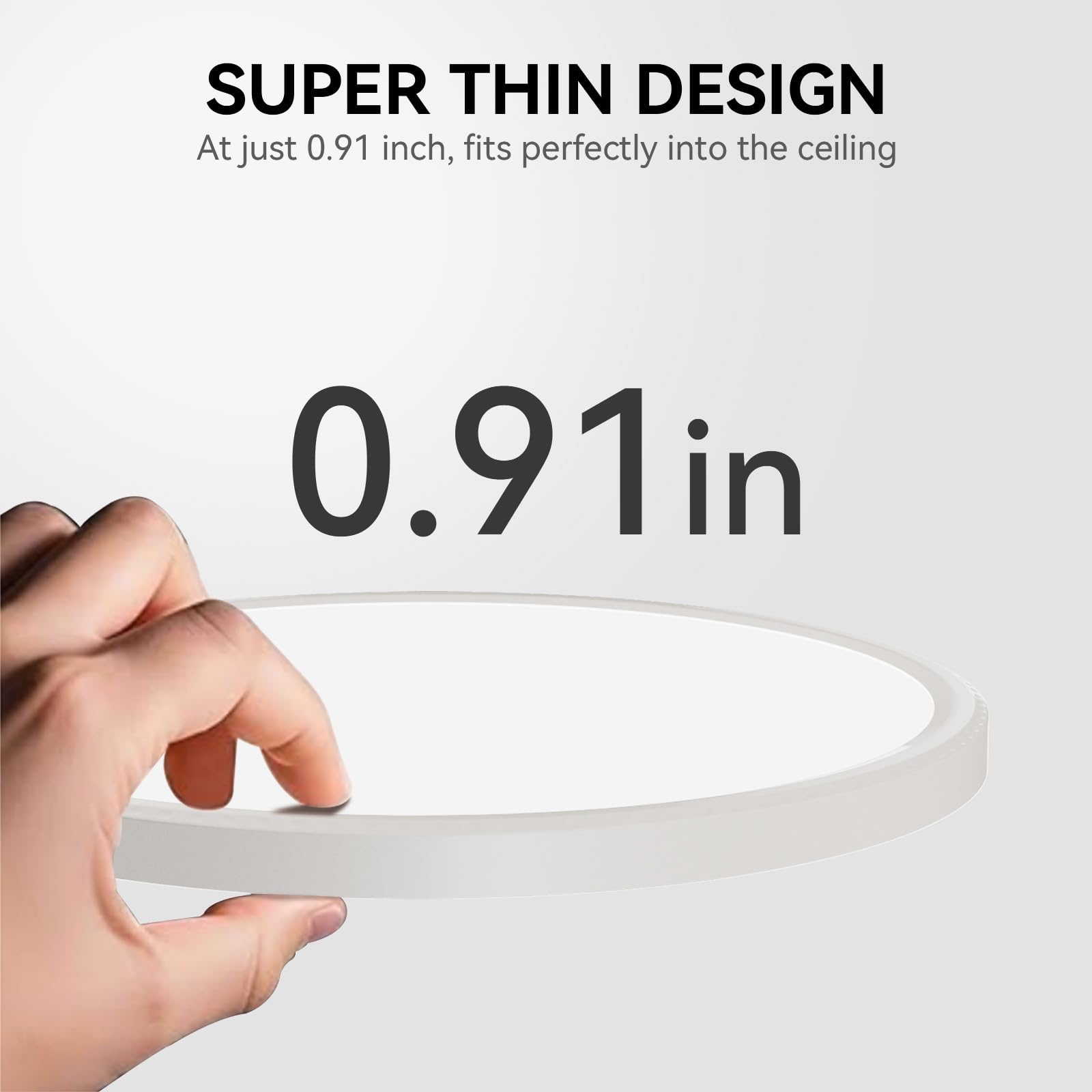 Modern Led Flush Mount Ceiling Light, 9Inch High Bright 2800Lm, Super Slim Led Ceiling Light Fixture, Ceiling Light For Bedroom,