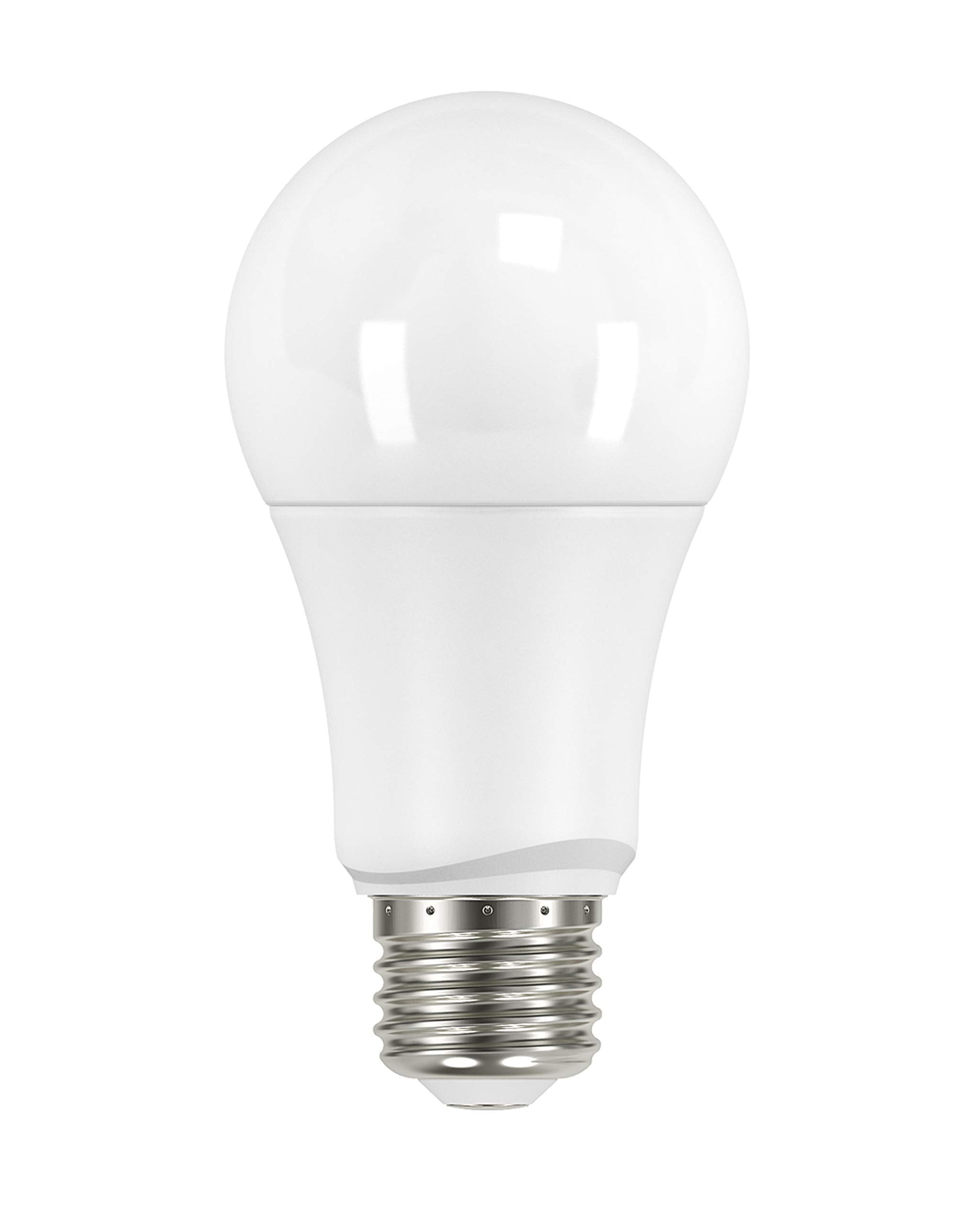 6 Pack - Satco 9.5 Watt; A19 Led; Frosted; 5000K Medium Base; 220' Beam Spread; 120 Volts; Non-Dimmable - S9595