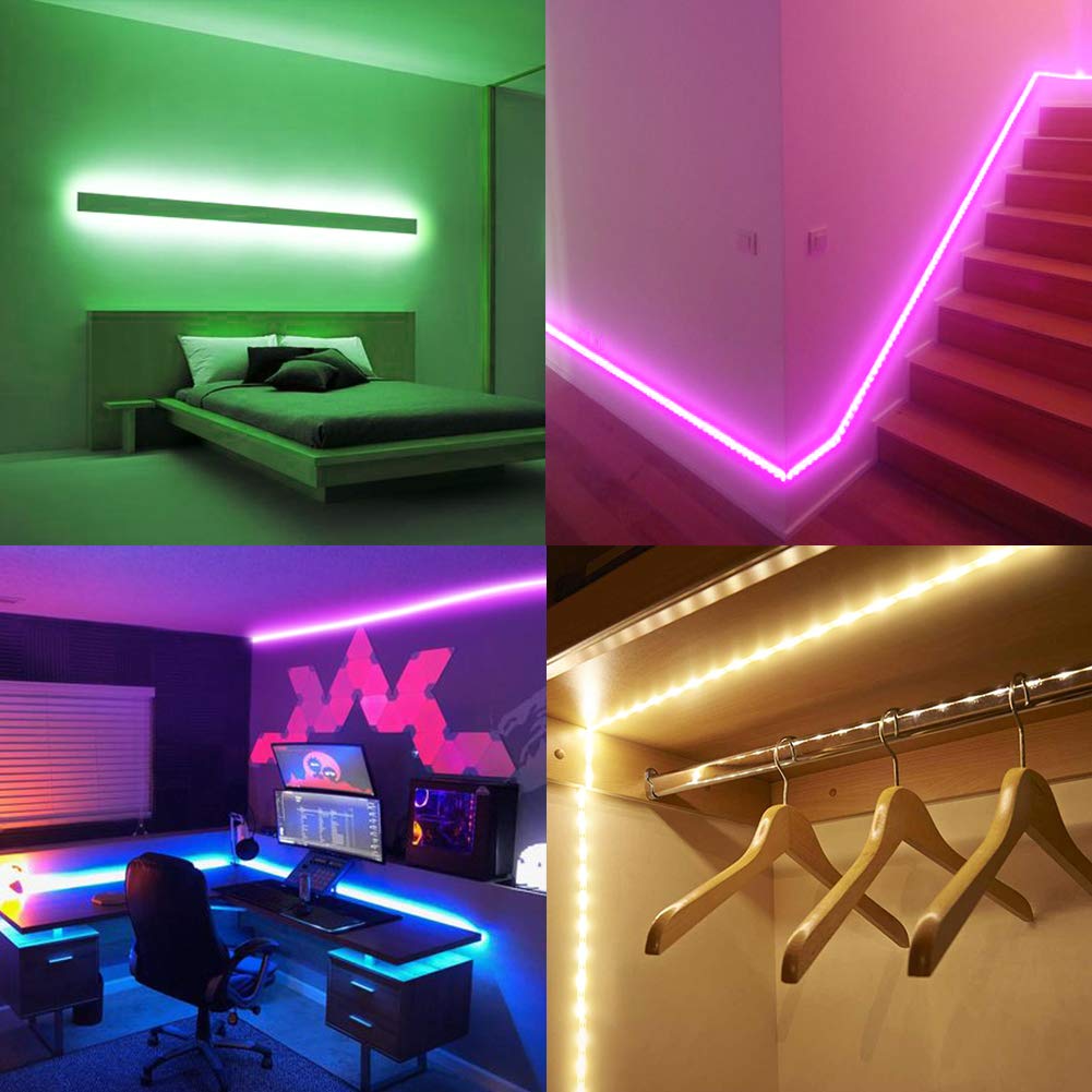 Daybetter Led Strip Lights 16.4Ft, Waterproof, Multicolor, Remote Controlled, Model Flsl-R5131-Rgb-Us