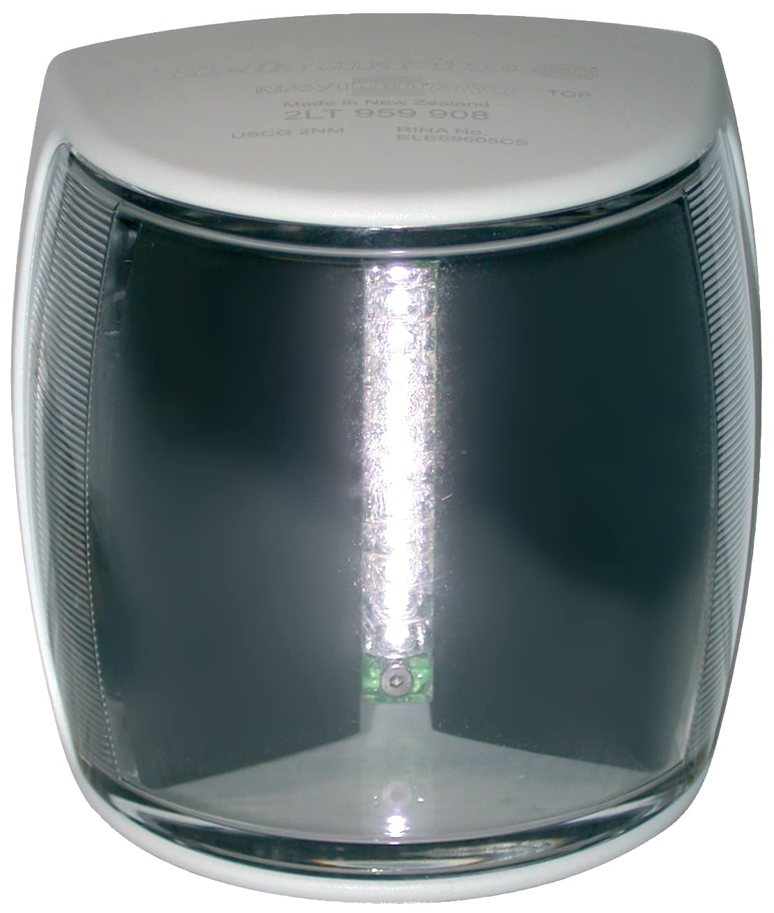 Hella 959909011 '9909 Series' Naviled Pro Multivolt White 9-33V Dc 2 Nm Led Stern Navigation Light With White Shroud