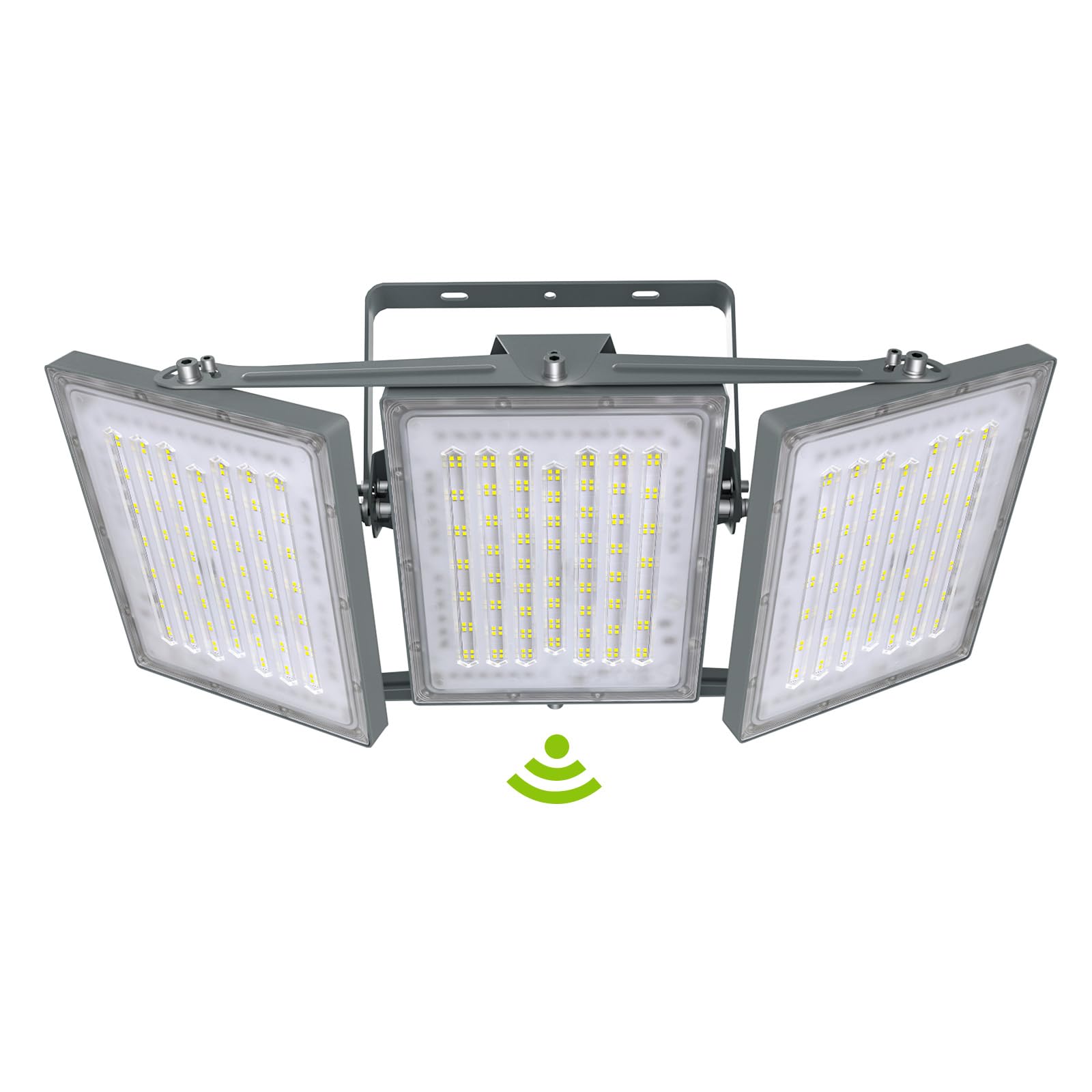 STASUN LED Flood Light, 600W 60000LM 6000K, IP66 Waterproof, Photocell Sensor, Gray, Model 20170