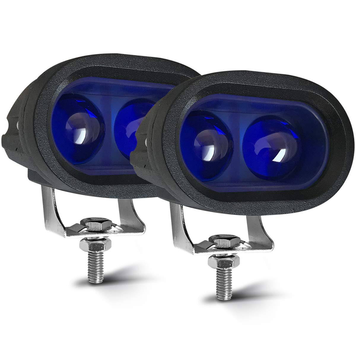 Lyn666 20W Forklift Blue Safety Light Warehouse Forklift Lights Safe Warning Light 4D Len LED Motorcycle Lights Blue Fog Driving