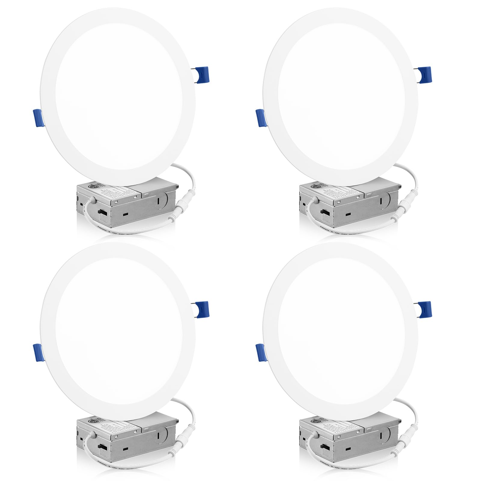 Meconard LED Recessed Ceiling Light 8 Inch 5CCT Dimmable 18W 1500LM IC Rated Model MGD-LRC-18X-ETL-5