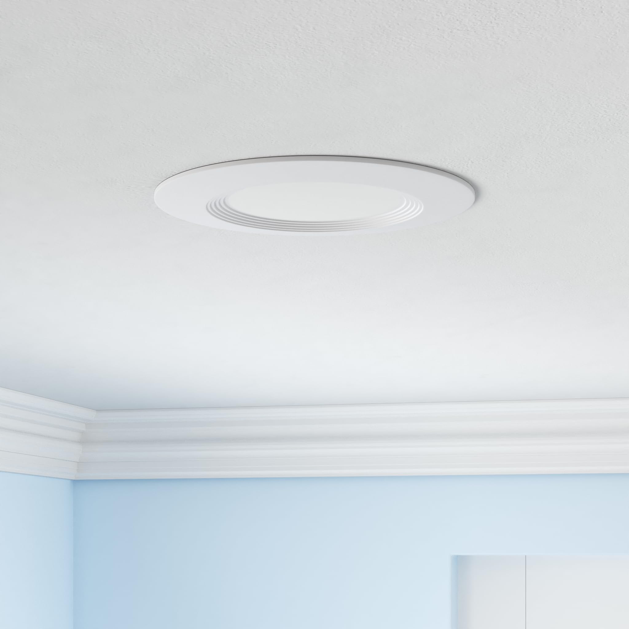 Amico 5/6 Inch 5Cct Led Recessed Lighting 48 Pack, Dimmable, Ic & Damp Rated, 12.5W=100W, 950Lm Can Lights With Baffle Trim, 2700K/3000K/4000K/5000K/6000K Selectable, Retrofit Installation - Etl & Fcc