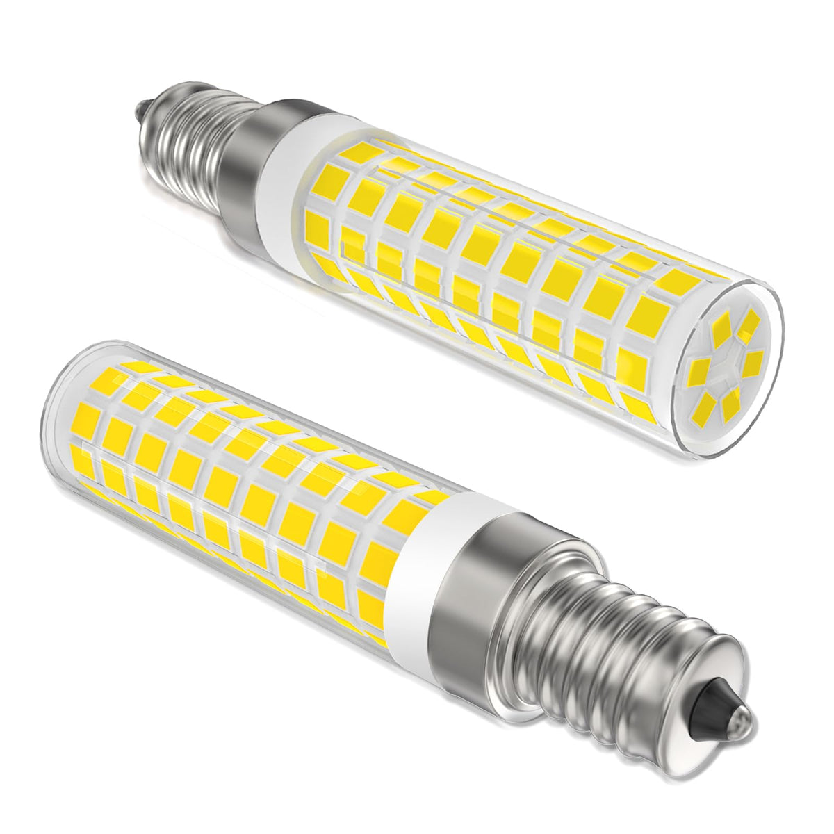 E12 100W Dimmable Replacement Led Candelabra Bulbs C7,6000K Daylight White,120V 10W 1000 Lumen T6 E12 Led Chandelier Light Bulbs
