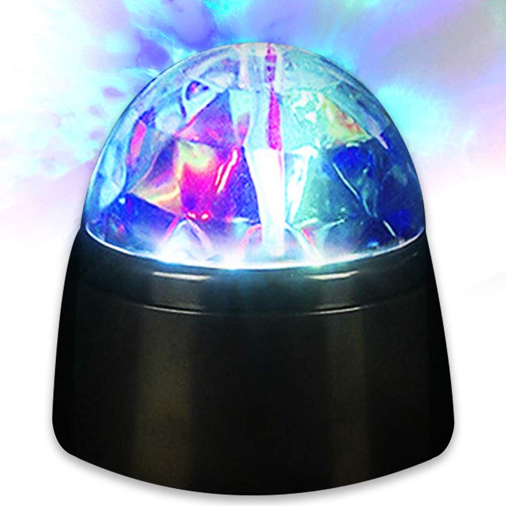 Artcreativity Kaleidoscope Led Lamp, 1Pc, Multi-Color Led Party Light For Kids And Adults, Battery Operated Decorative Lighting, Portable Mini Disco Light, Great Gift Idea For Boys And Girls
